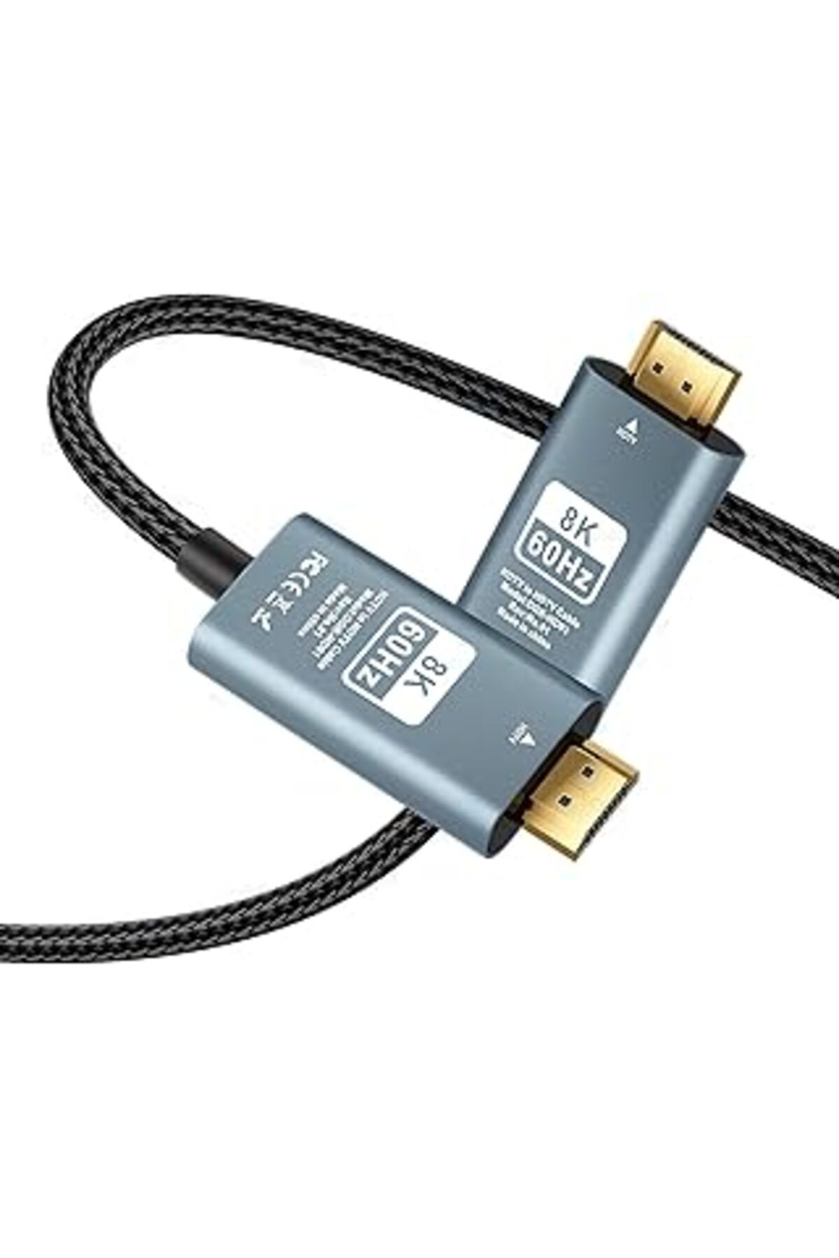 ebadi Hdmi To Hdmi Kablo, 8K 60Hz 200Cm Yüksek Hızlı, Hdmi Kablo 2 Metre Kablo Uzunluğu Vrr Tv/