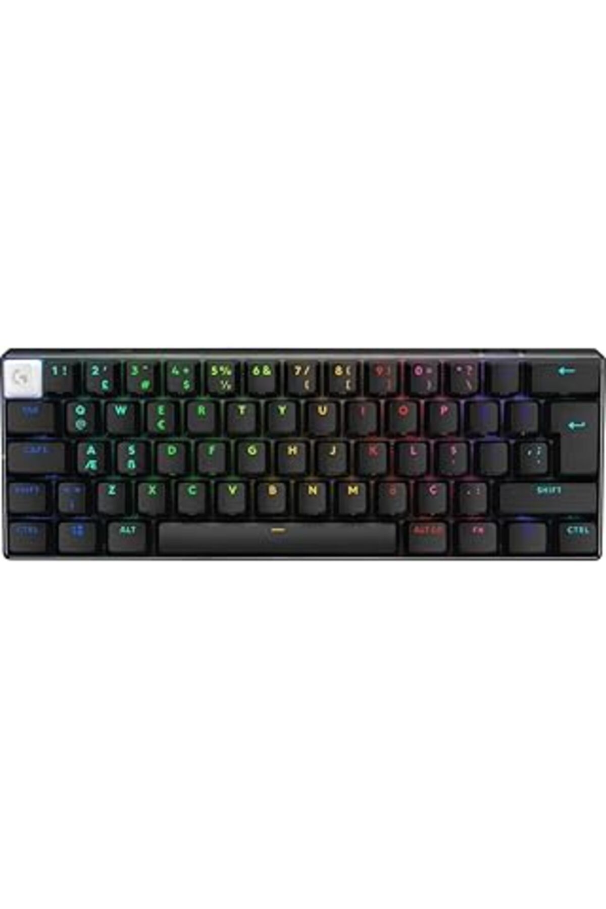 Pazarcan G Pro X 60 Lightspeed Kablosuz Oyun Klavyesi, Windows Pc Ultra Kompakt Tkl%60 Mekanik Klavye, Light