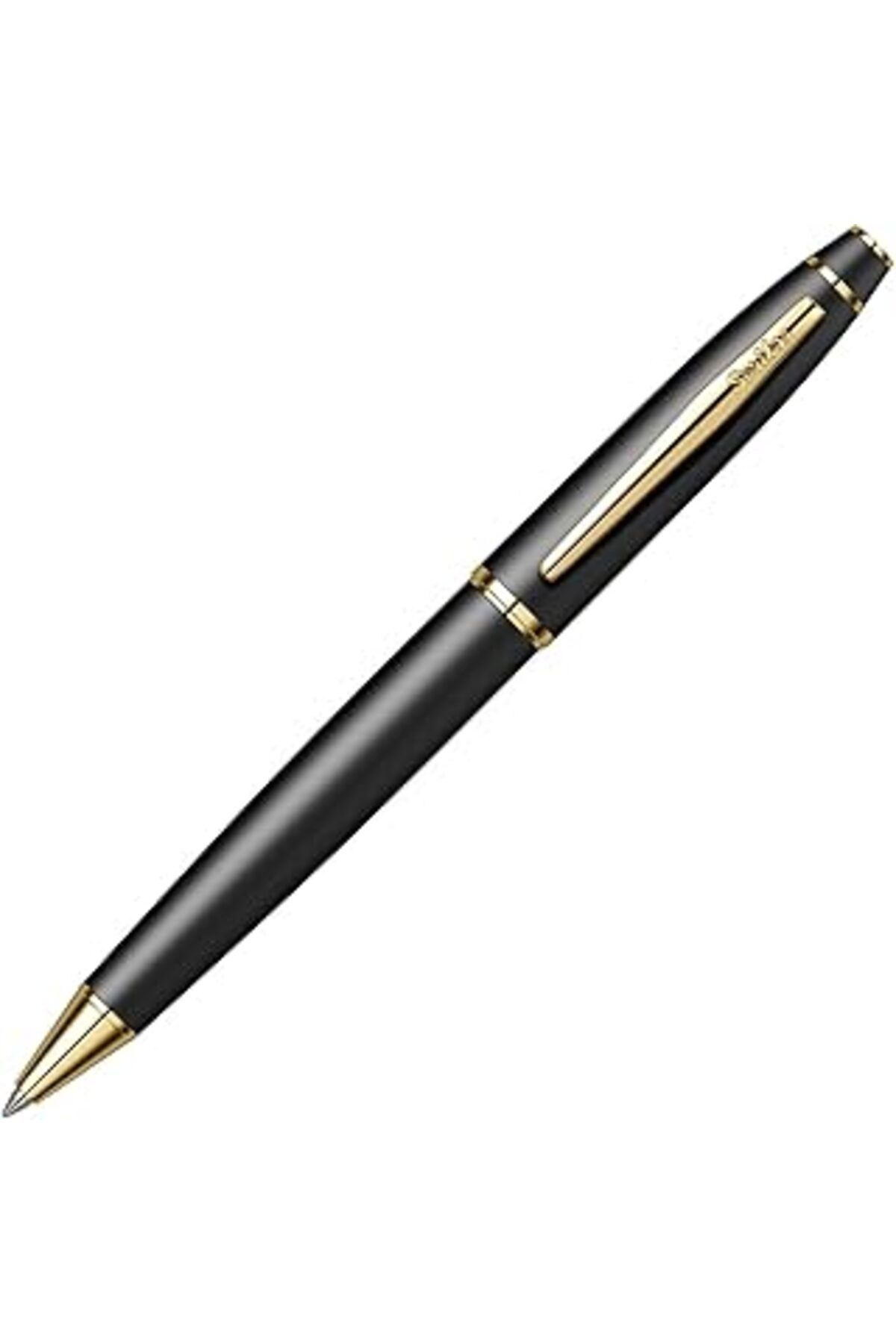 Mu Art Ahşap Scrikss Noble 35 Tükenmez Kalem Mat Siyah Altın