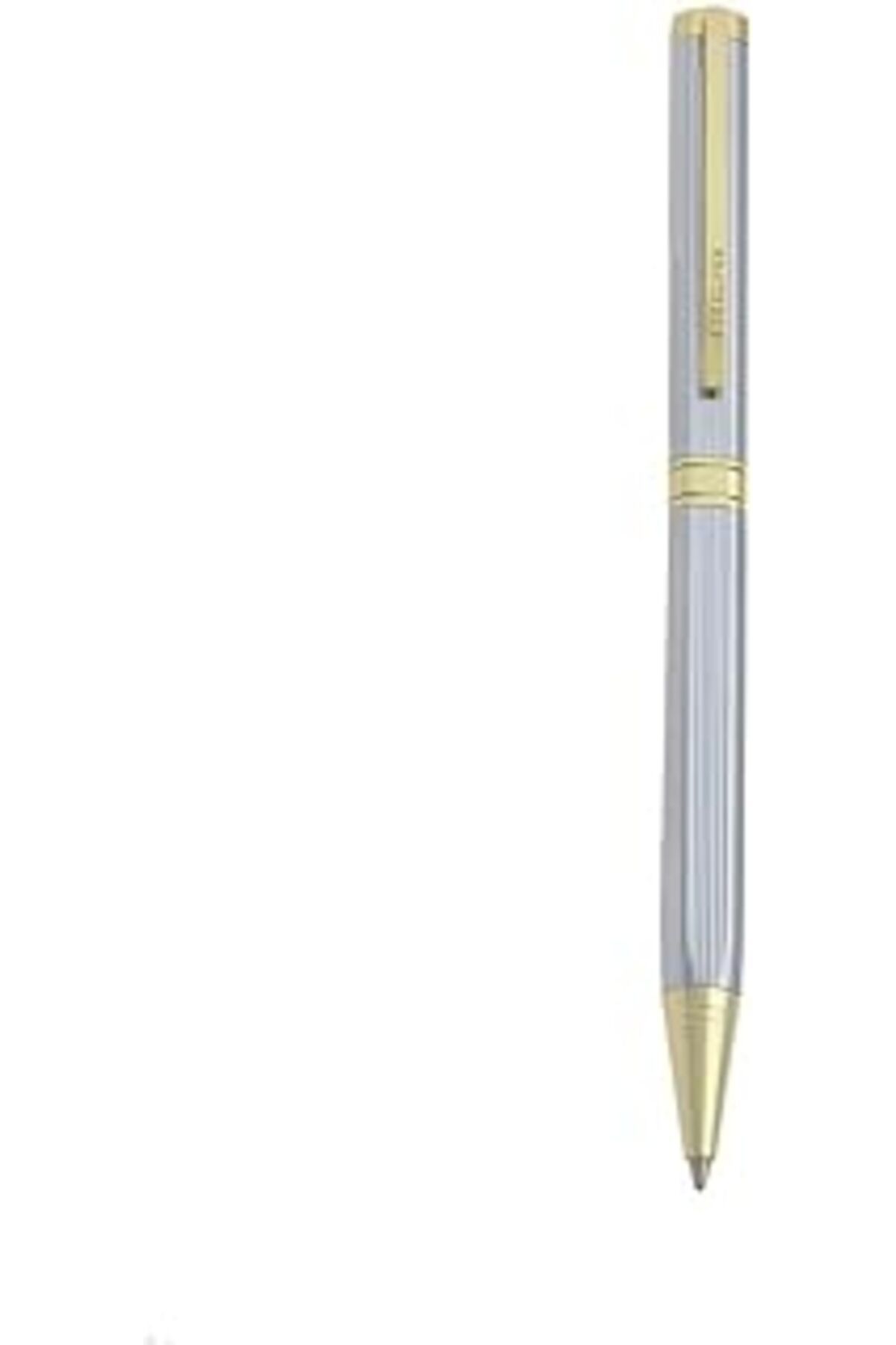 Mu Art Steelpen Mars Serisi 7266 Kare Parlak Krom Altin Tükenmez Kalem
