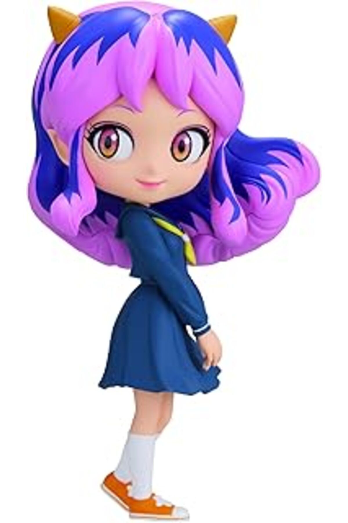 NETWORK ART Banpresto Figür Q Posket Lum Uniformver Urusei Yatsura - Anime Ver. (Ver.B) 14 cm BP19777 Çok Renkli