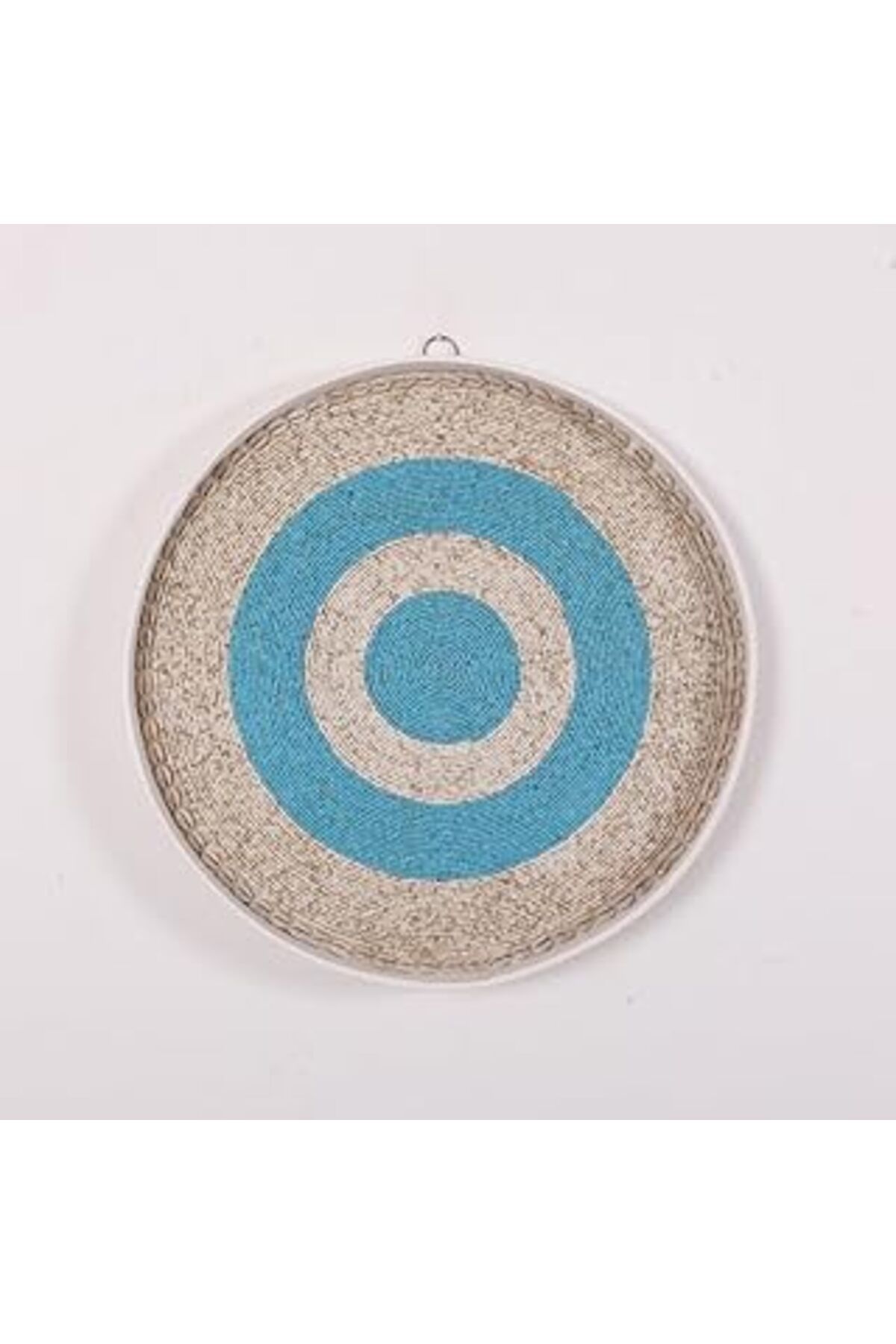 Mu Art Anadolu Boncuklu Bambu Duvar Dekoru &Tepsi 45 Cm