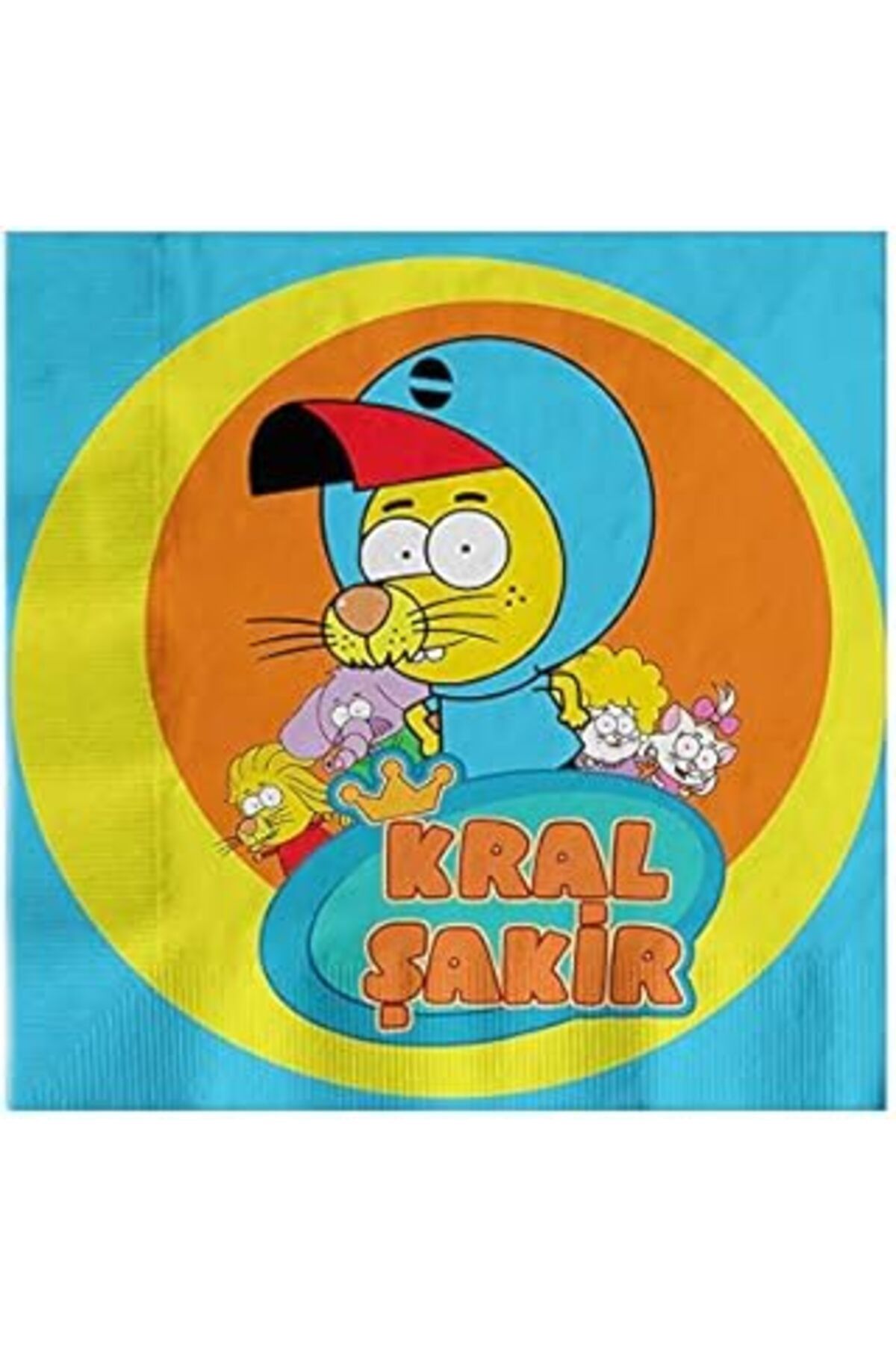 Mu Art Partifabrik Kral Şakir Action Kağıt Peçete 33X33 Cm 16'Lı