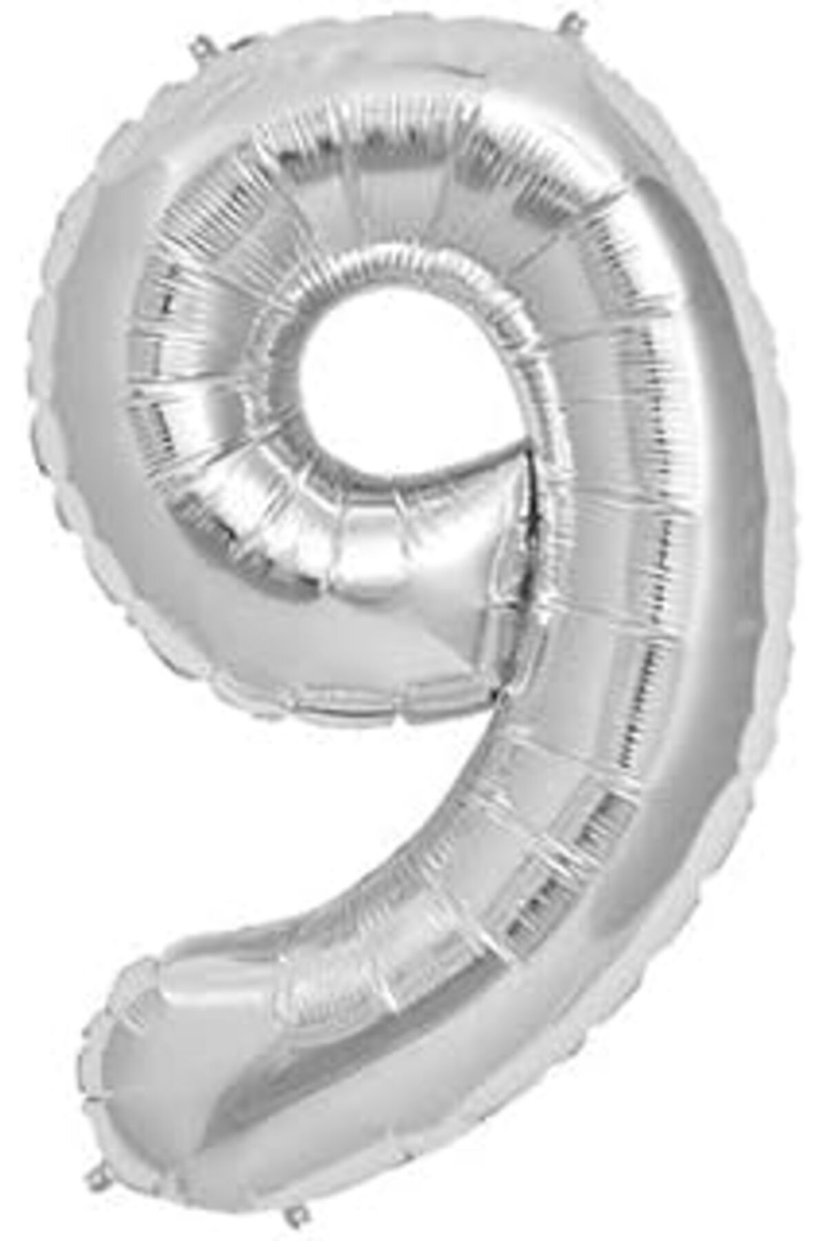 Mu Art Benim Marifetlerim - 9 Rakamı Gümüş Folyo Balon 40 Inch 90 Cm