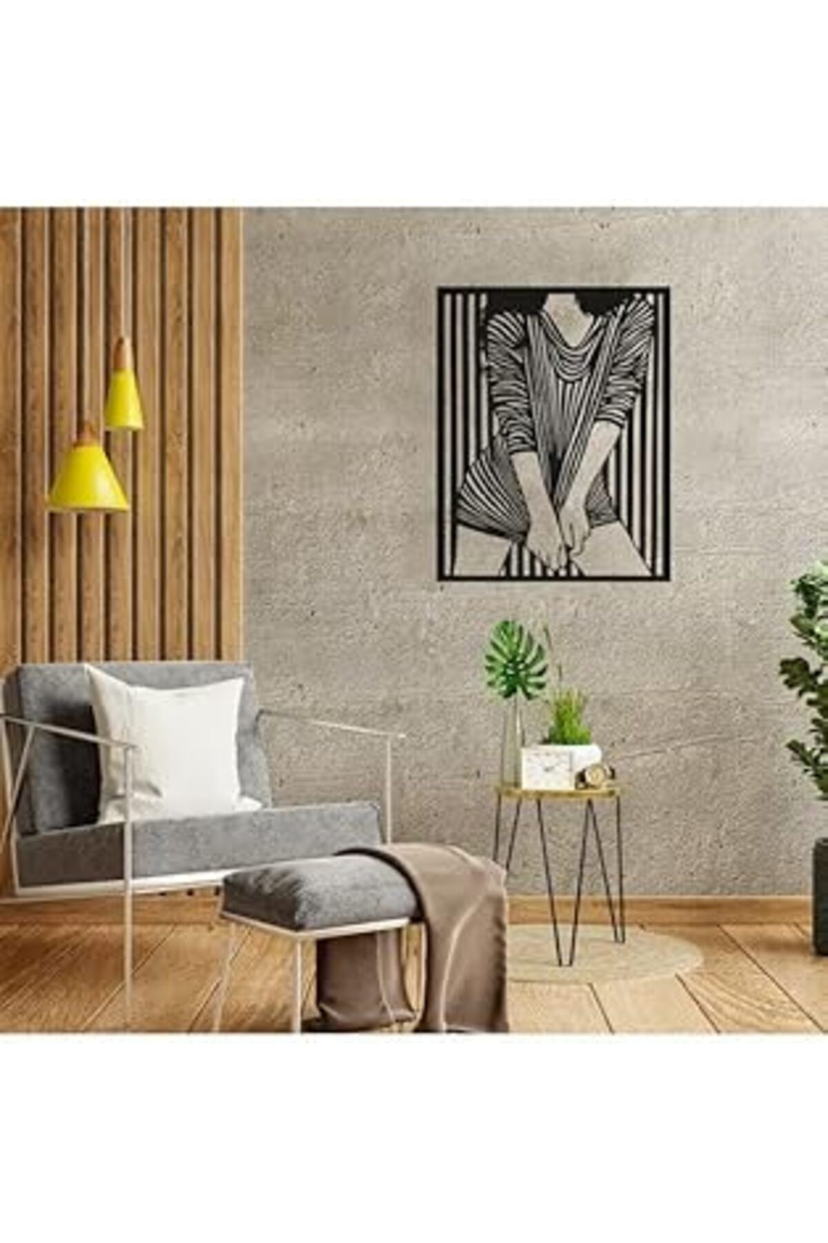 Mu Art Demir Torna Mühendislik Rimedametal Metal Tablo Duvar Süsü Duvar Aksesuarı