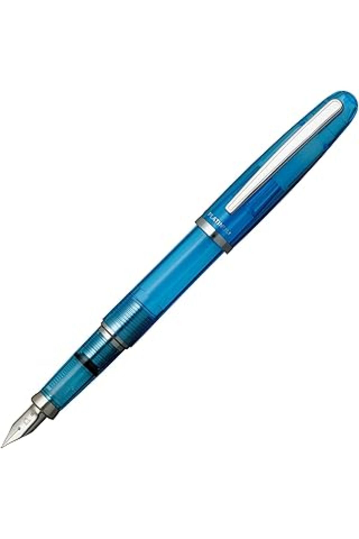 Mu Art プラチナ萬年筆 Plutinum Pgb3000A Balance Clear 58 Crystal Blue Dolma Kalem M