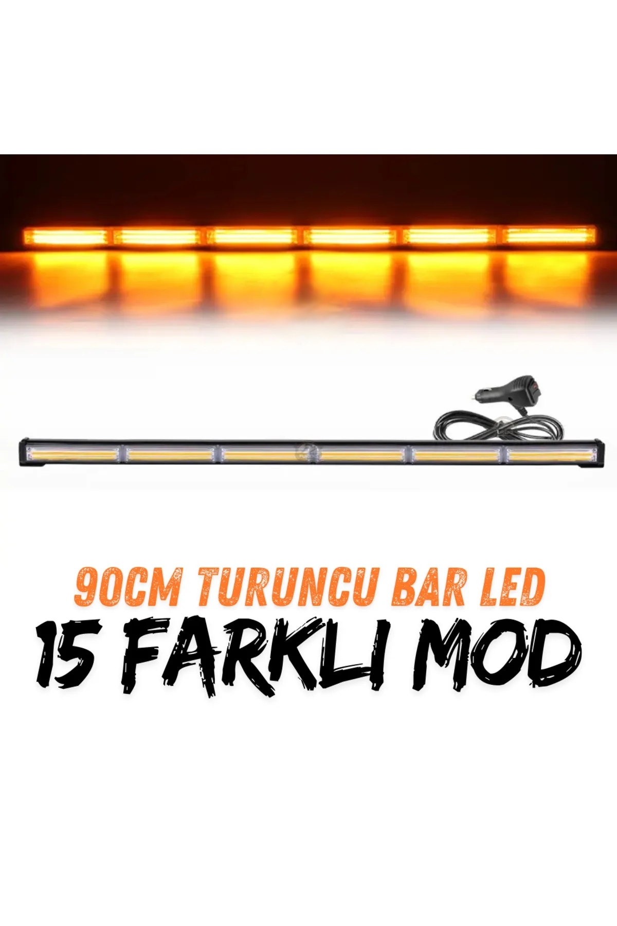ASTRA LED Turuncu Tepe Çakar Bar Led 90cm 12-24v Off Road Çekici