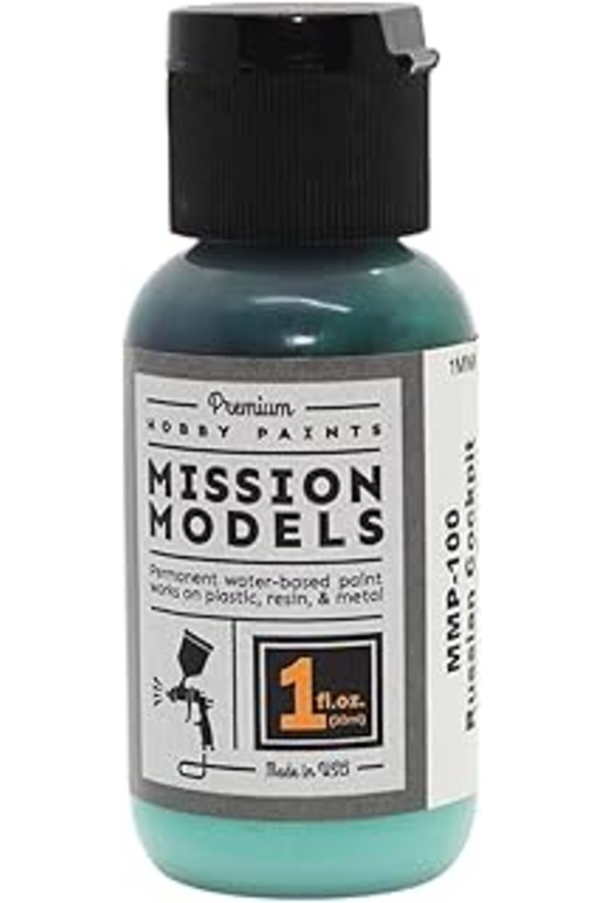 NETWORK ART MISSION MODELS MMP-100 Rus Kokpit Zümrüt Yeşili Akrilik Boya 1 oz (30 ml)