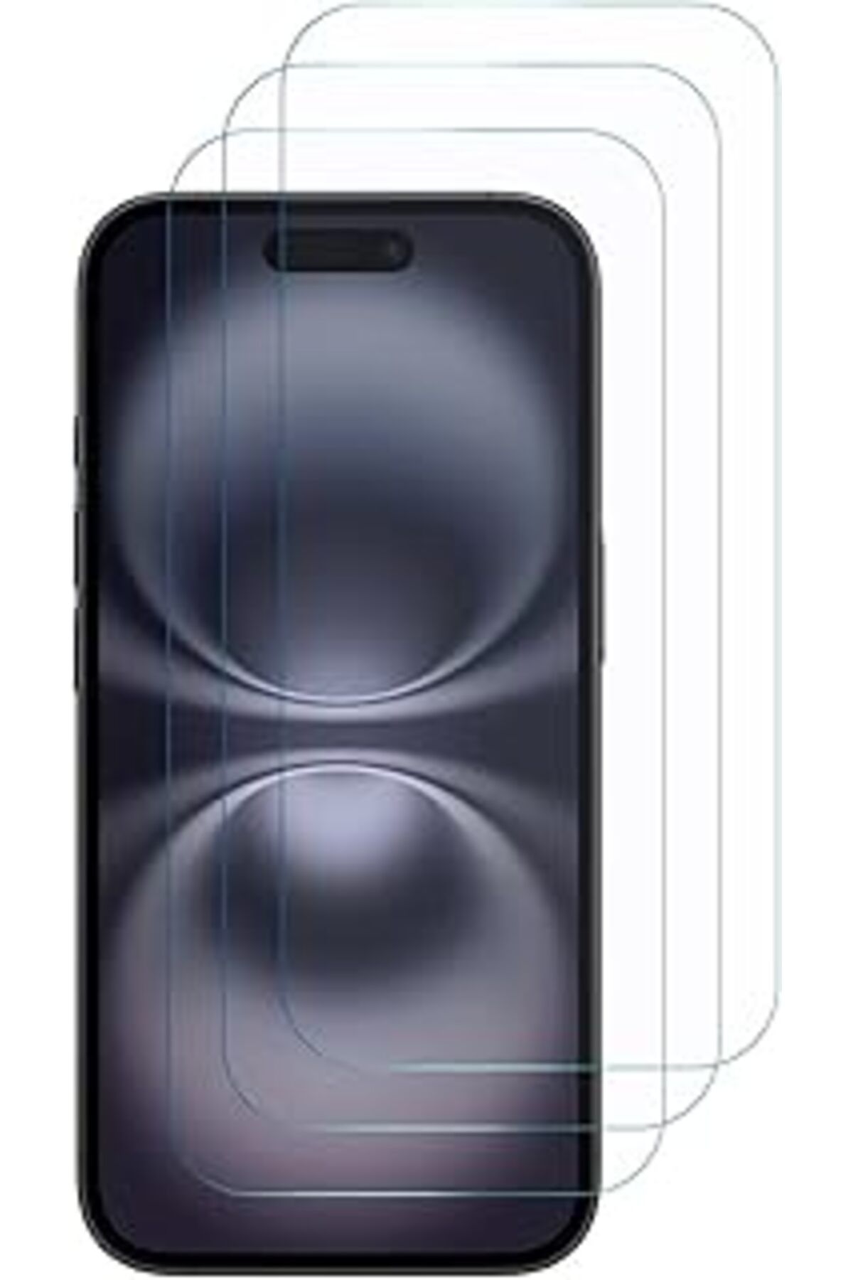 Pazarcan Microsonic Apple Iphone 16 Screen Protector Nano Glass Cam Ekran Koruyucu (3`Lü Paket) [Iphone 16 I