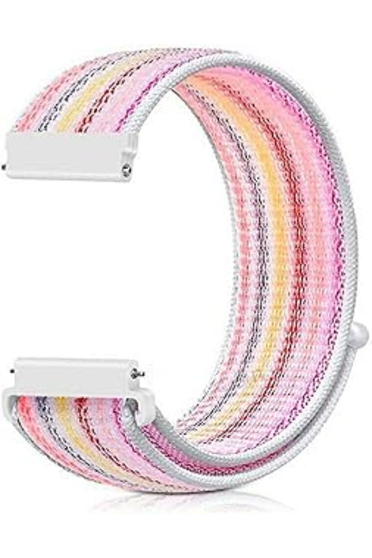 Pazarcan Markacase Samsung Gear 2 Dokuma Kordon Pembe Çizgili