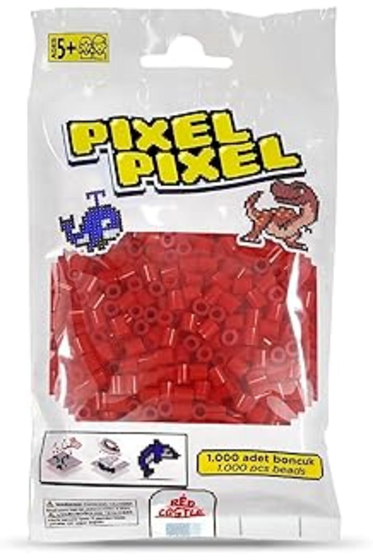Mu Art Red Castle 1000'Lik Midi Boncuk Koyu Kırmızı-(Dark Actıvıty Beads-1000 Pcs)