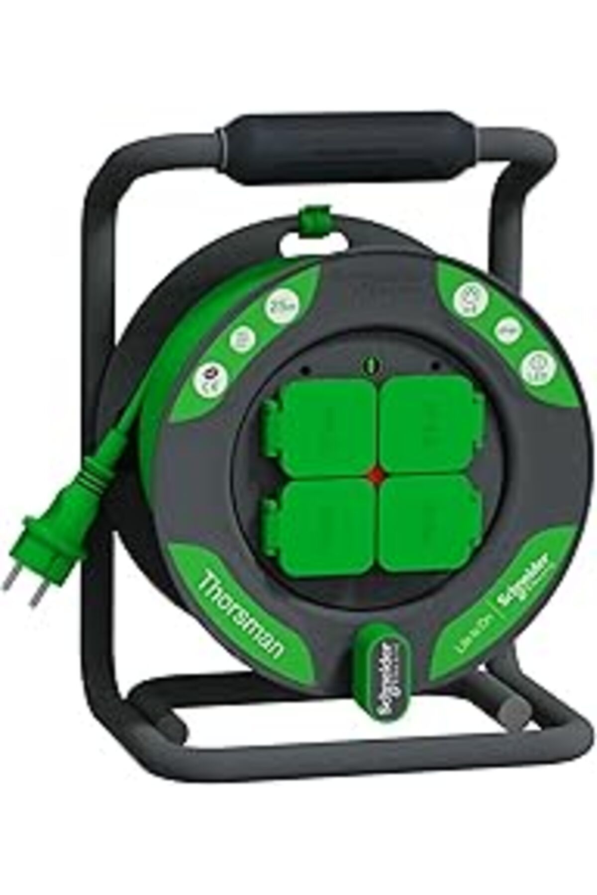 Genel Markalar Schneider Electric Sc5Imt33150 Kablo Makarası, 25 M, Ho7Rnf 3G2,5 Ip44, Yeşil