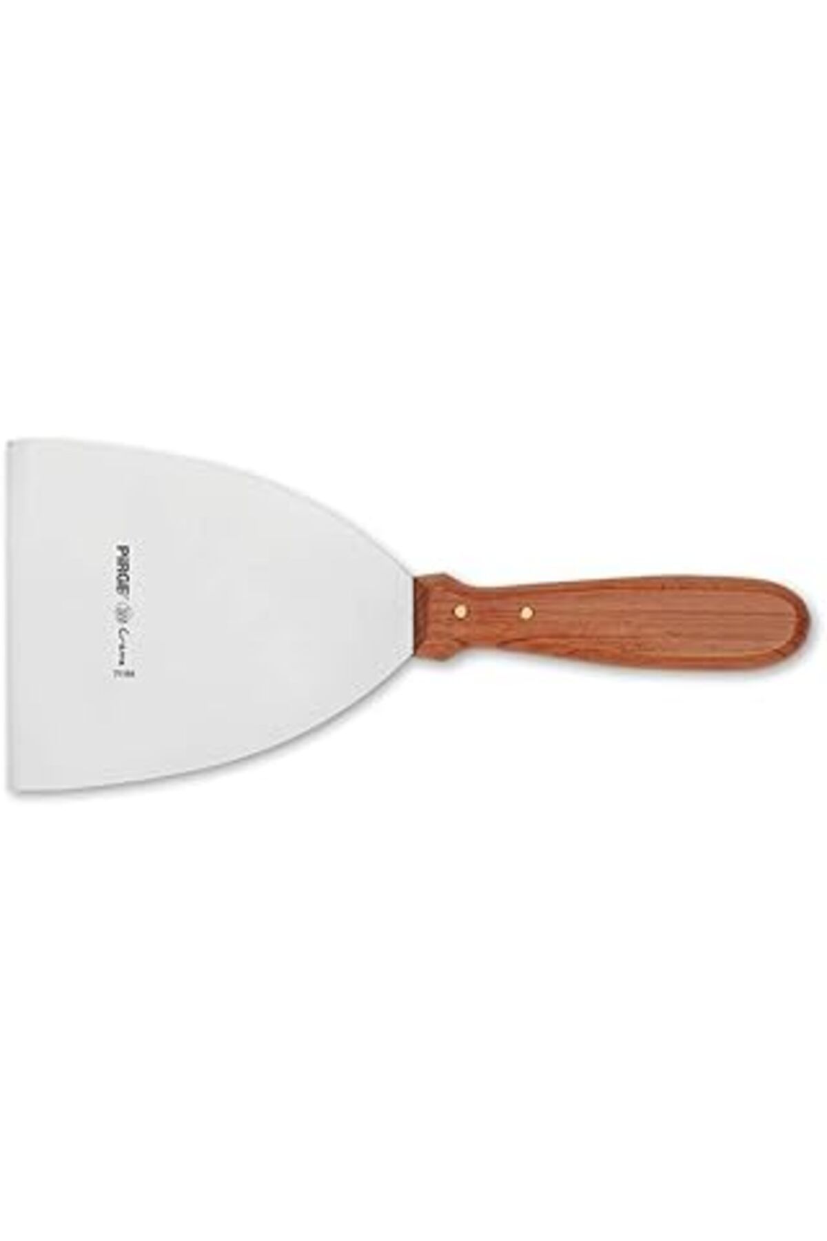 Pazarcan Pirge Creme Spatula No. 4 Ahşap Sap 12,5 Cm