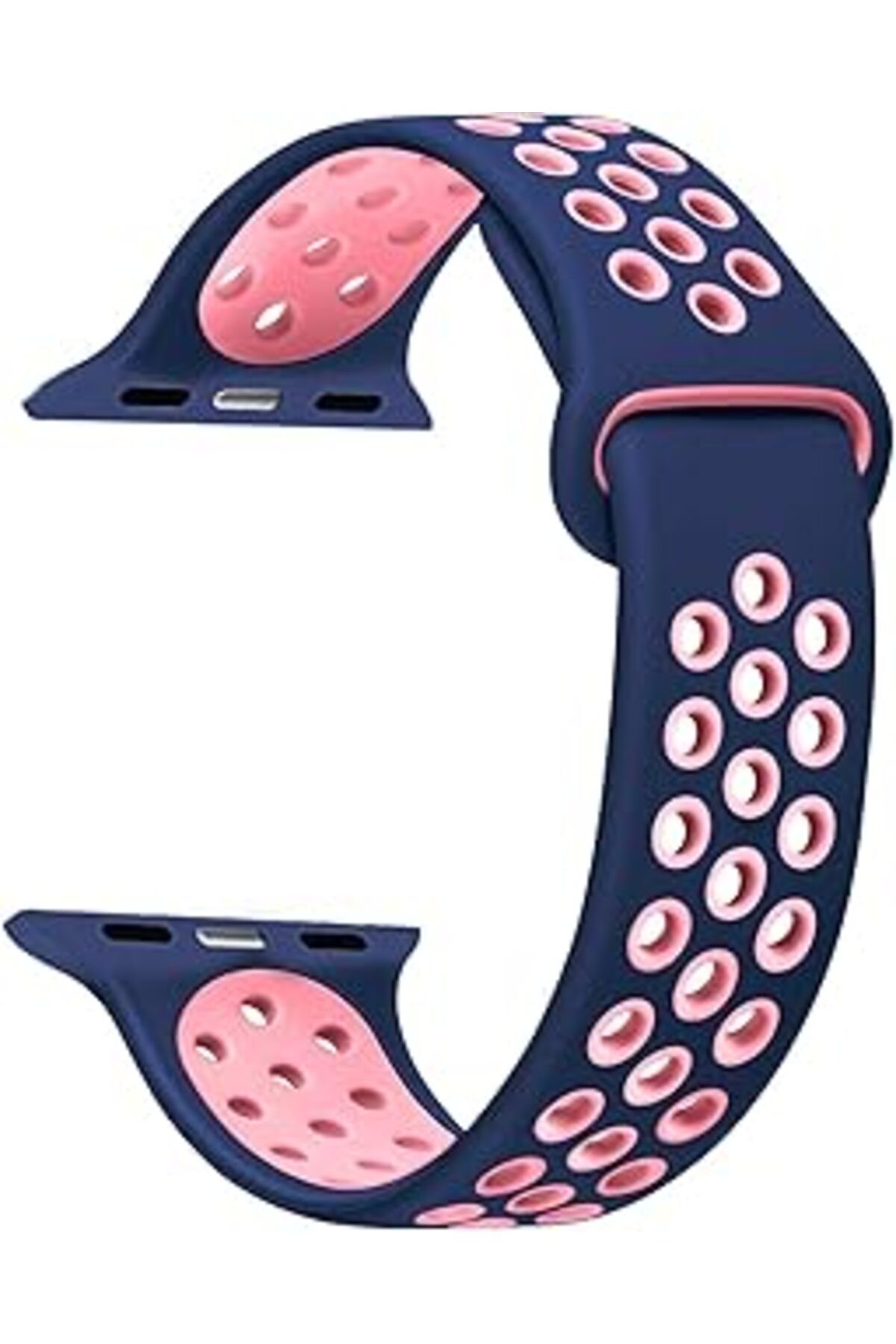 robotrend Microsonic Apple Watch Series 2 42Mm Için Kordon Rainbow Sport Kayış Gök Mavisi