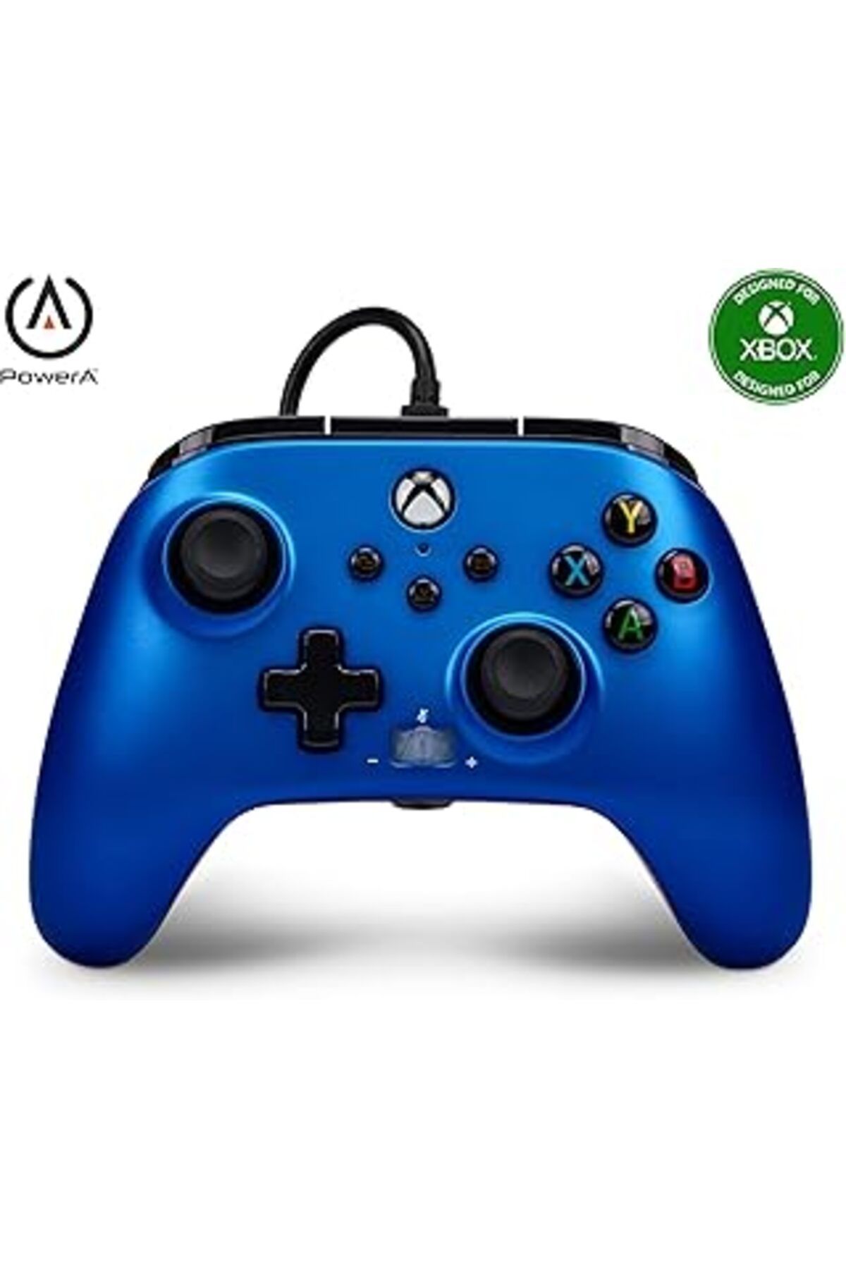 Pazarcan Powera Powera Xbox Series X|S Için Gelişmiş Kablolu Kumanda - Sapphire Fade, Mavi
