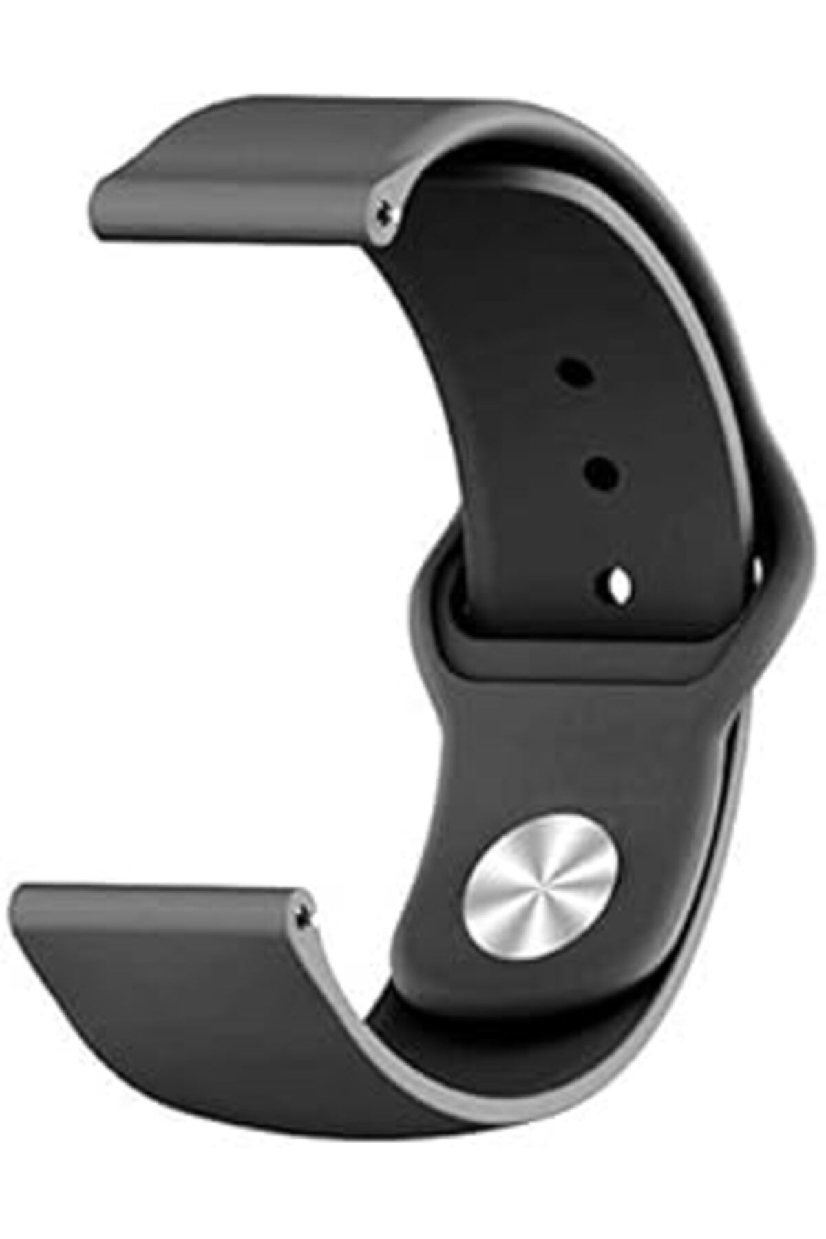 Mu Art Ahşap Galaxy Watch 4 Ile Uyumlu 44 Mm (22Mm) Termoplastik Kordon Newcord Siyah