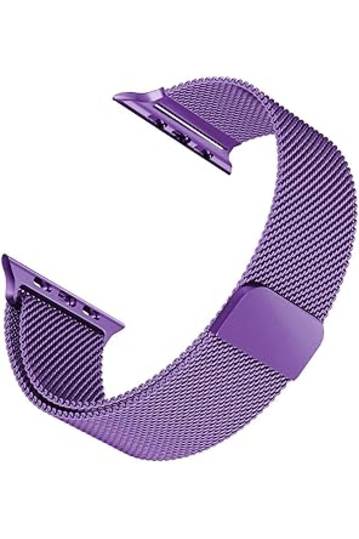 Pazarcan Microsonic Apple Watch 1 42Mm Kordon Luxe Metal Twist Mor