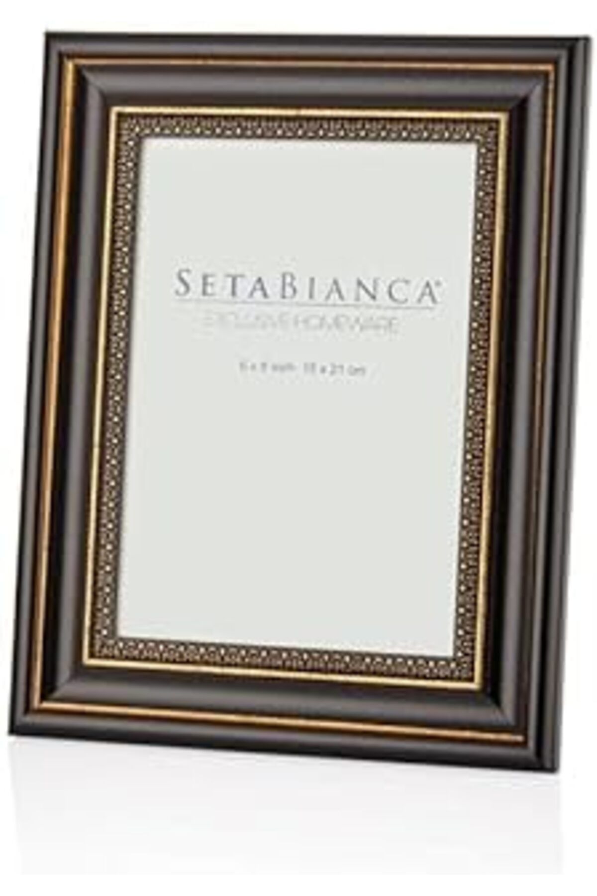 Hepta Collection Setabianca Seta Frame Black Gold Lace 15 * 20 Cm