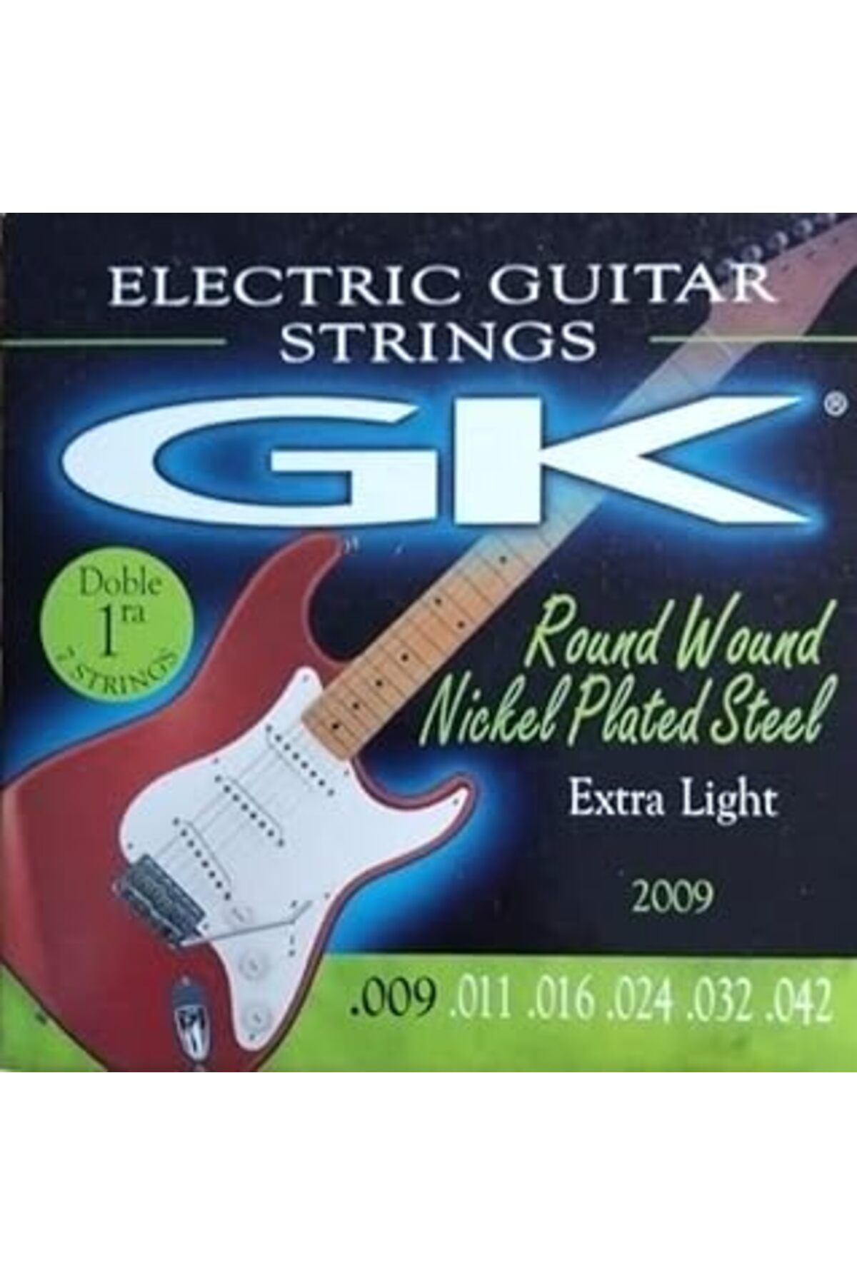 Pazarcan Medina Artigas – Gk Electric Guitar Strings – 2009 – Extra Light 9-42 – Round Wound – Nickel Plated