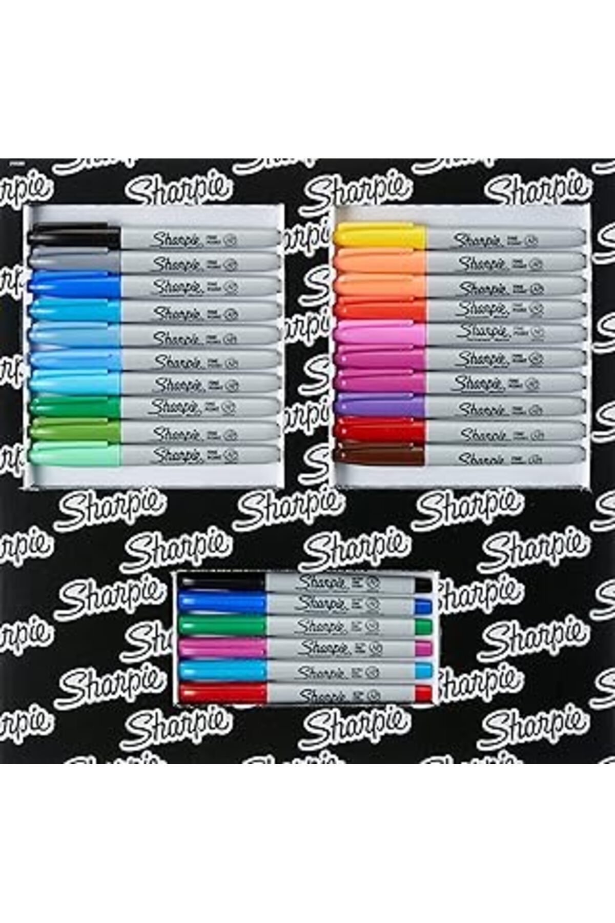 Pazarcan Sharpie Fine Permanent Markör 26'Lı Karışık Kutu, Aslan