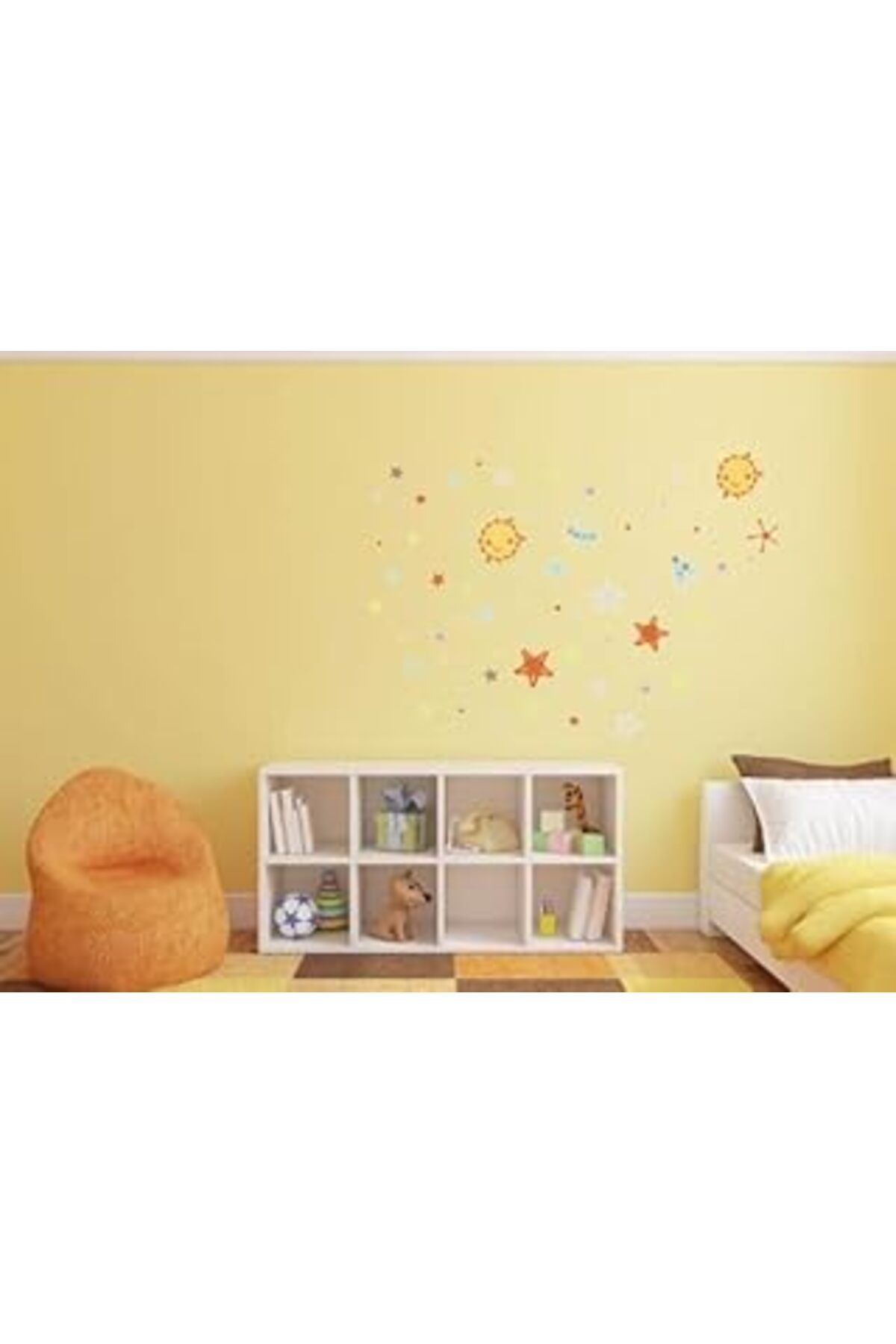 Mu Art Bosphorus Homi Duvar Süsü (Sticker) 2 Adet Uzayli Desenli Pvc 70X50X0,5Cm