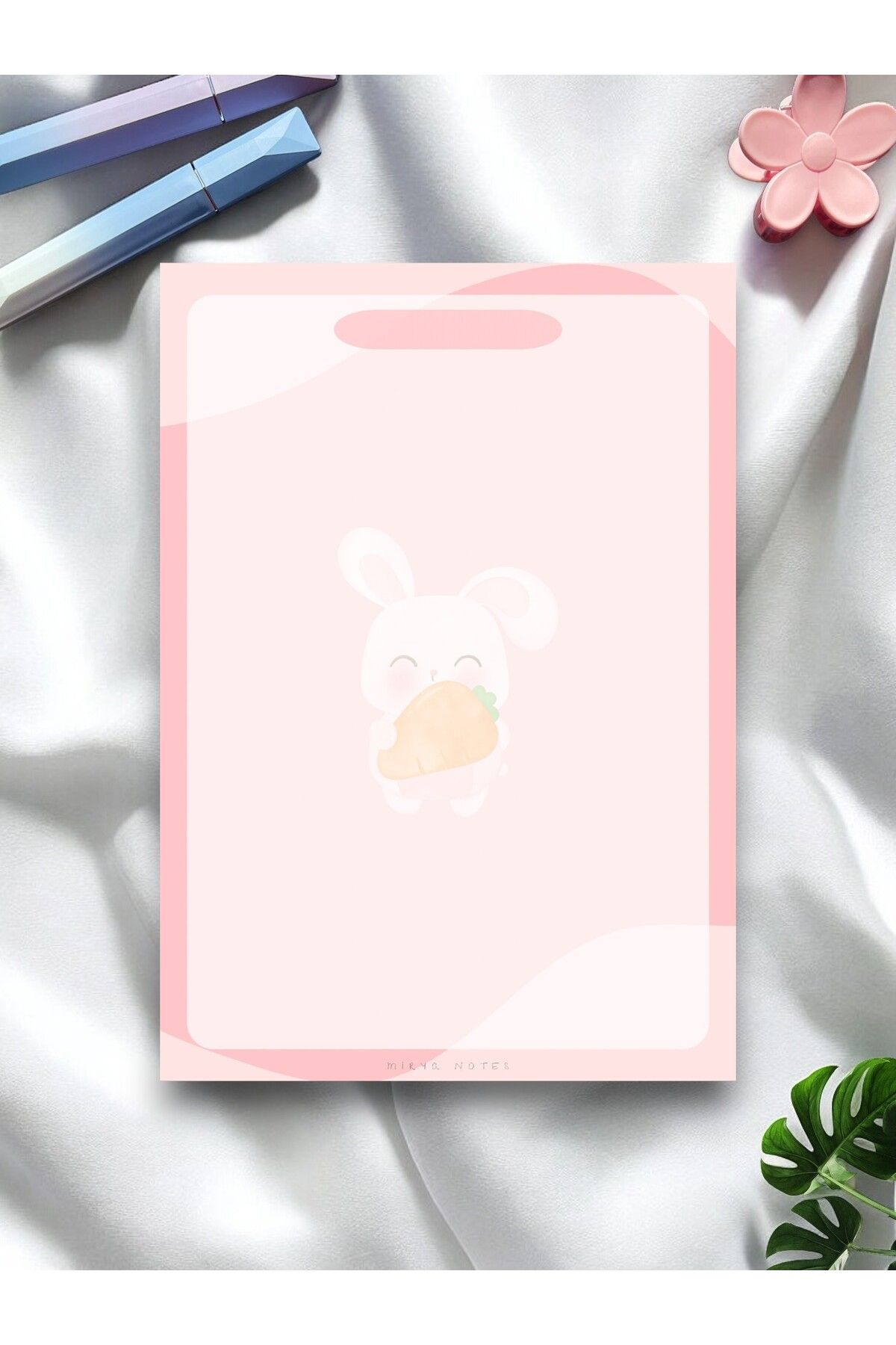 Mirya Notes-Rabbit Patterned A5 Notepad - Notepad 1
