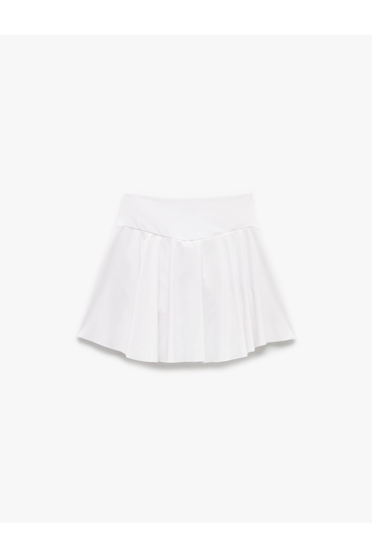 Koton-High Waist Slim Fit Sports Shorts Skirt 3