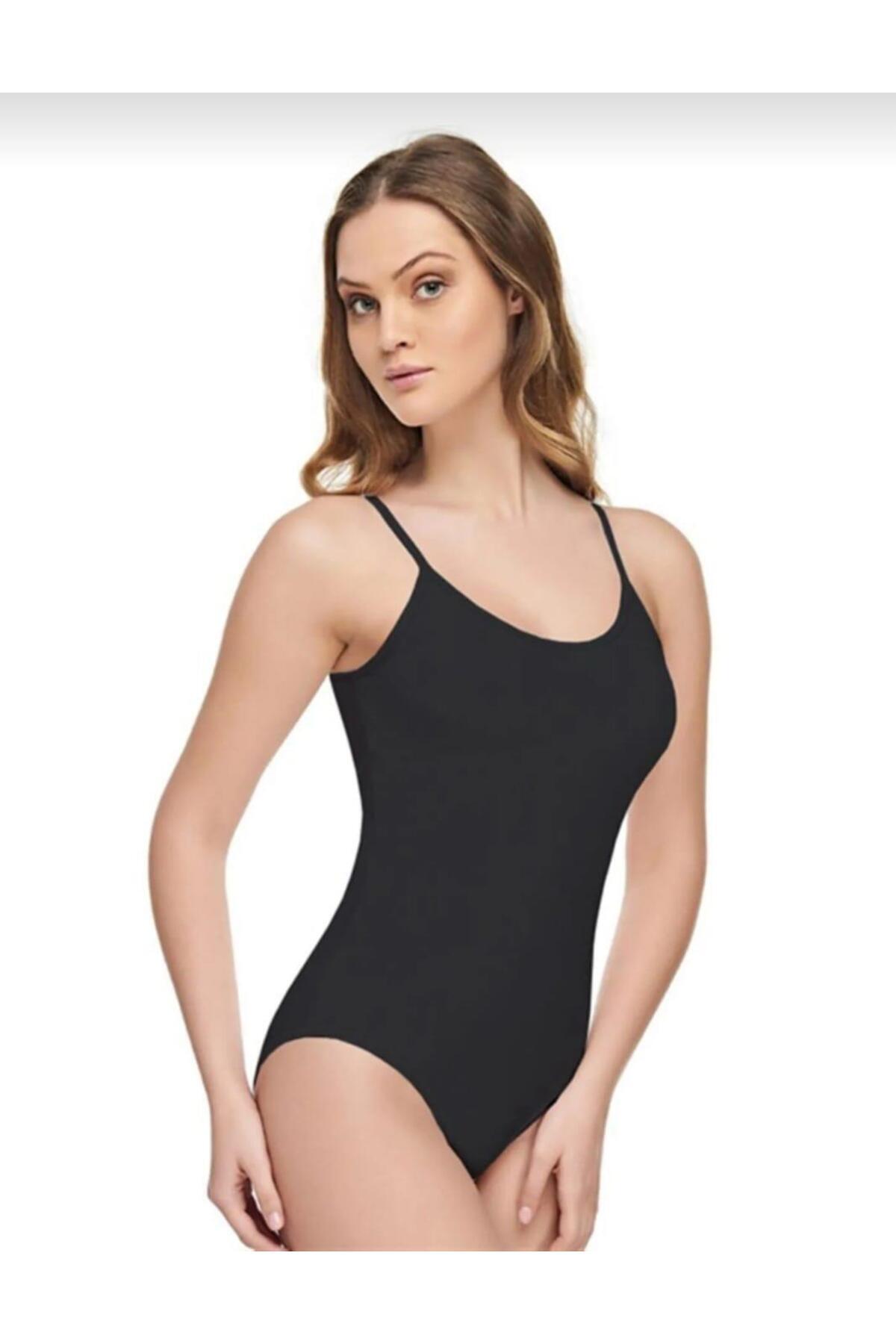 Tutku Elit-Tutku Eli̇t 2004 Women's Modal String Body with Straps 3 Pieces 1