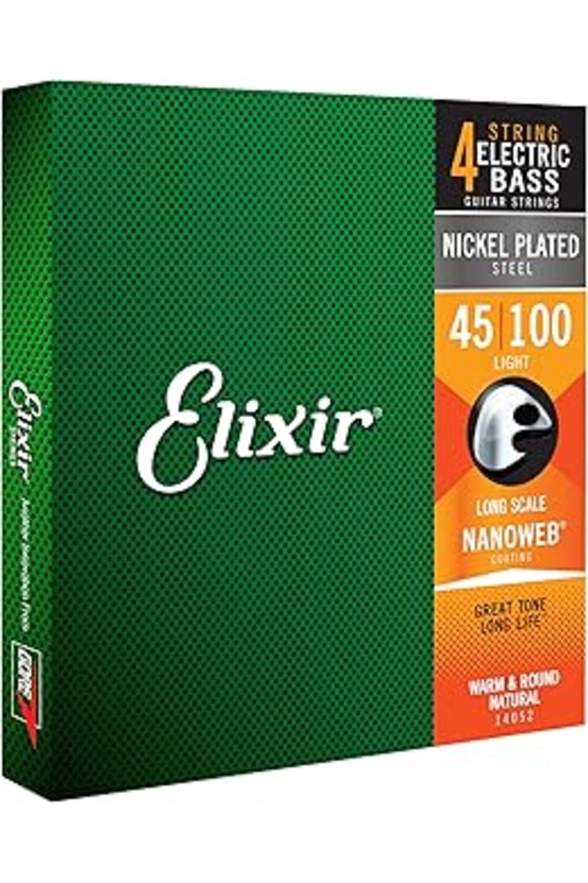 Genel Markalar Elixir 14052 Nanoweb Light 4 Telli Bas Gitar Teli (45-100)
