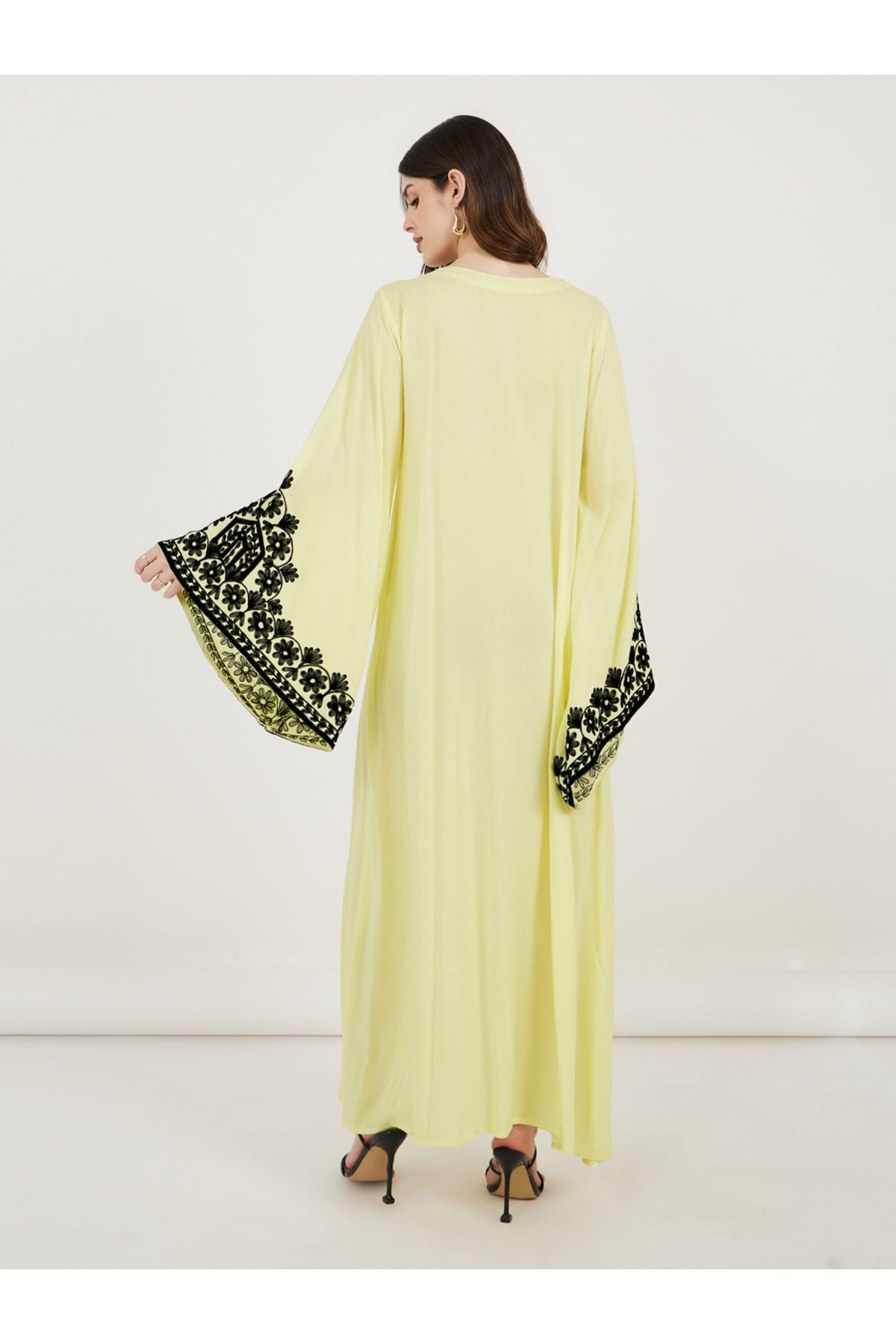 Maxim Creation By Styli-Thread Aariwork Kaftan with Flute Sleeves 5