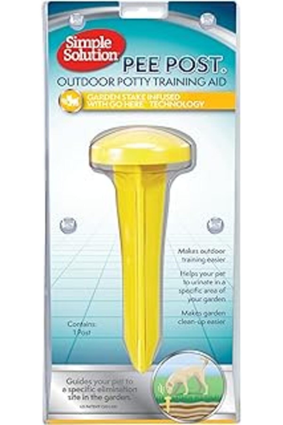 Pazarcan Simple Solution Pee Post Dış Mekan Tuvalet Eğitim Kazığı