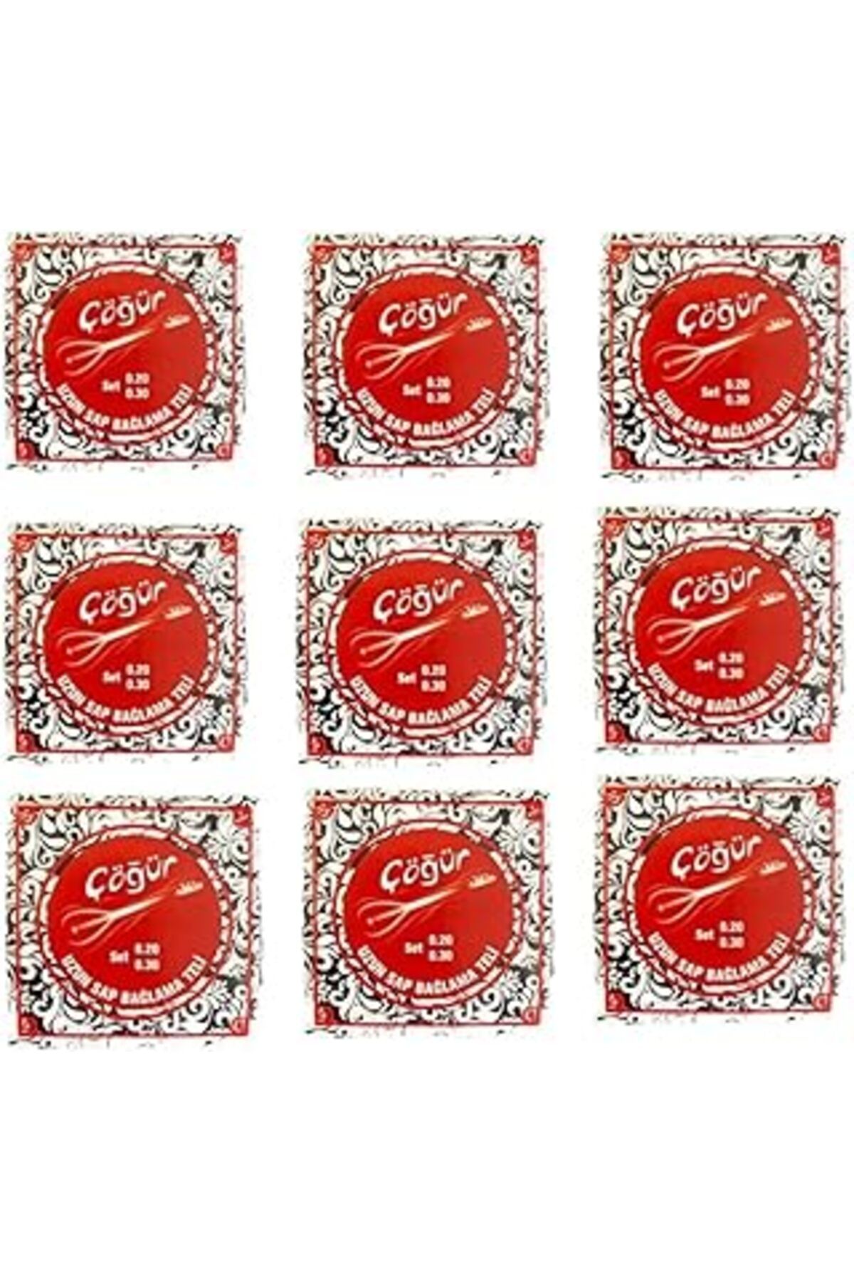 Pazarcan Çöğür Cgr20 Uzun Sap Saz Teli 0.20 Takım Bağlama Teli 9Tane