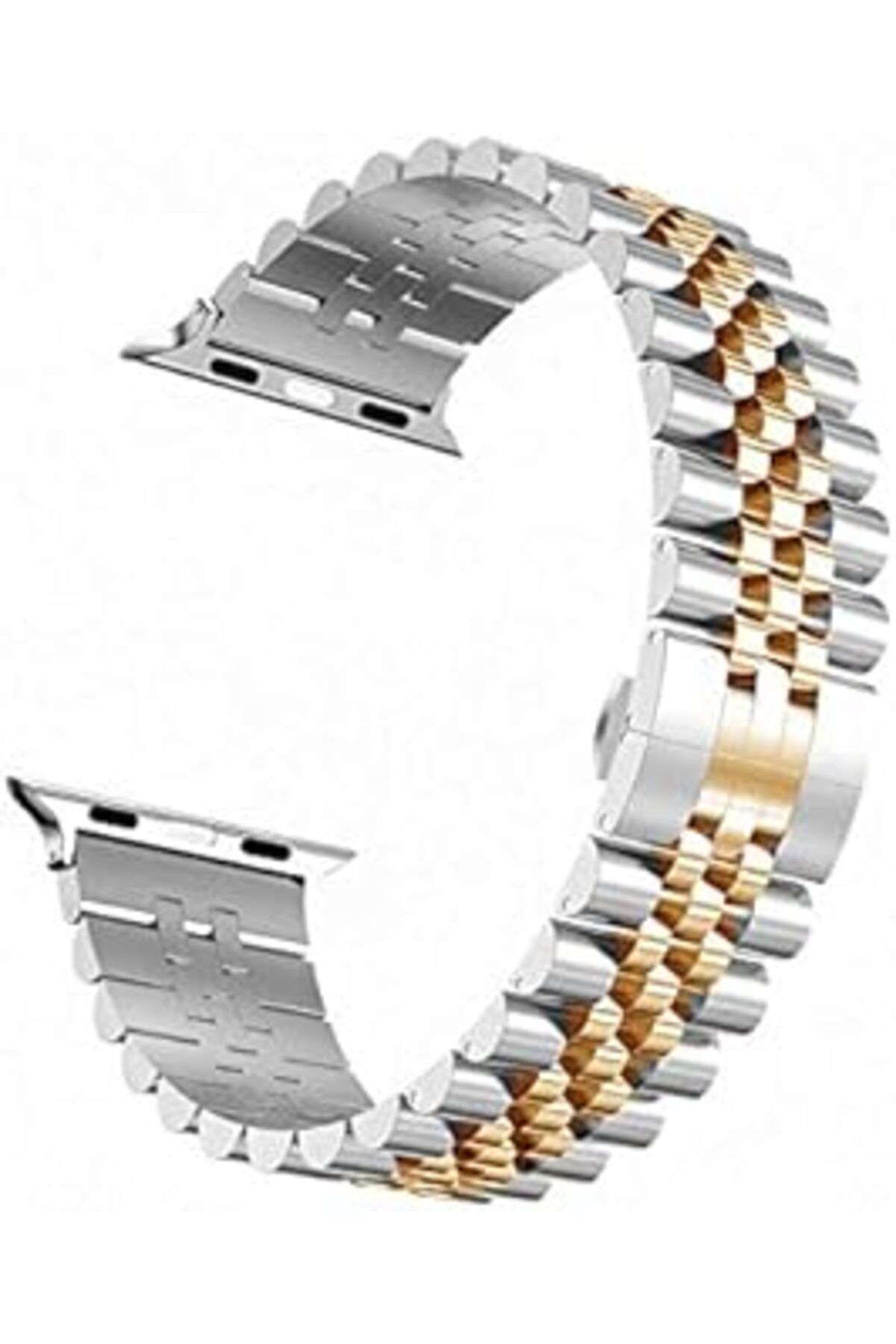 robotrend Zore Apple İle Uyumlu Watch 38Mm Krd-36 Metal Kordon, Gümüş-Rosegold