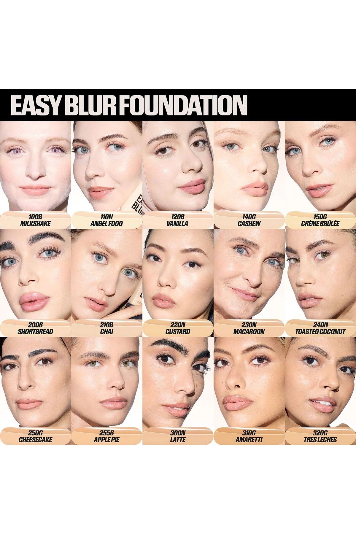 Huda Beauty-Natural Airbrush Foundation - Easy Blur - 255B Apple Pie (30 ml) 3