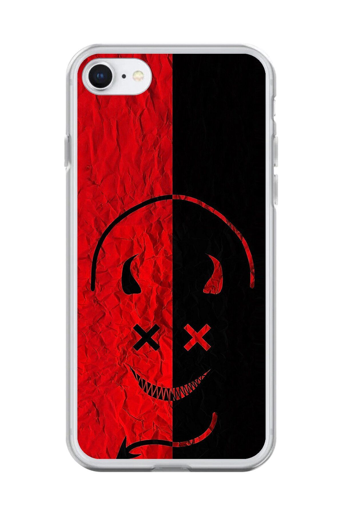 Dali Design iPhone 6 Uyumlu Şeffaf Kılıf Devil 2 Tasarımlı