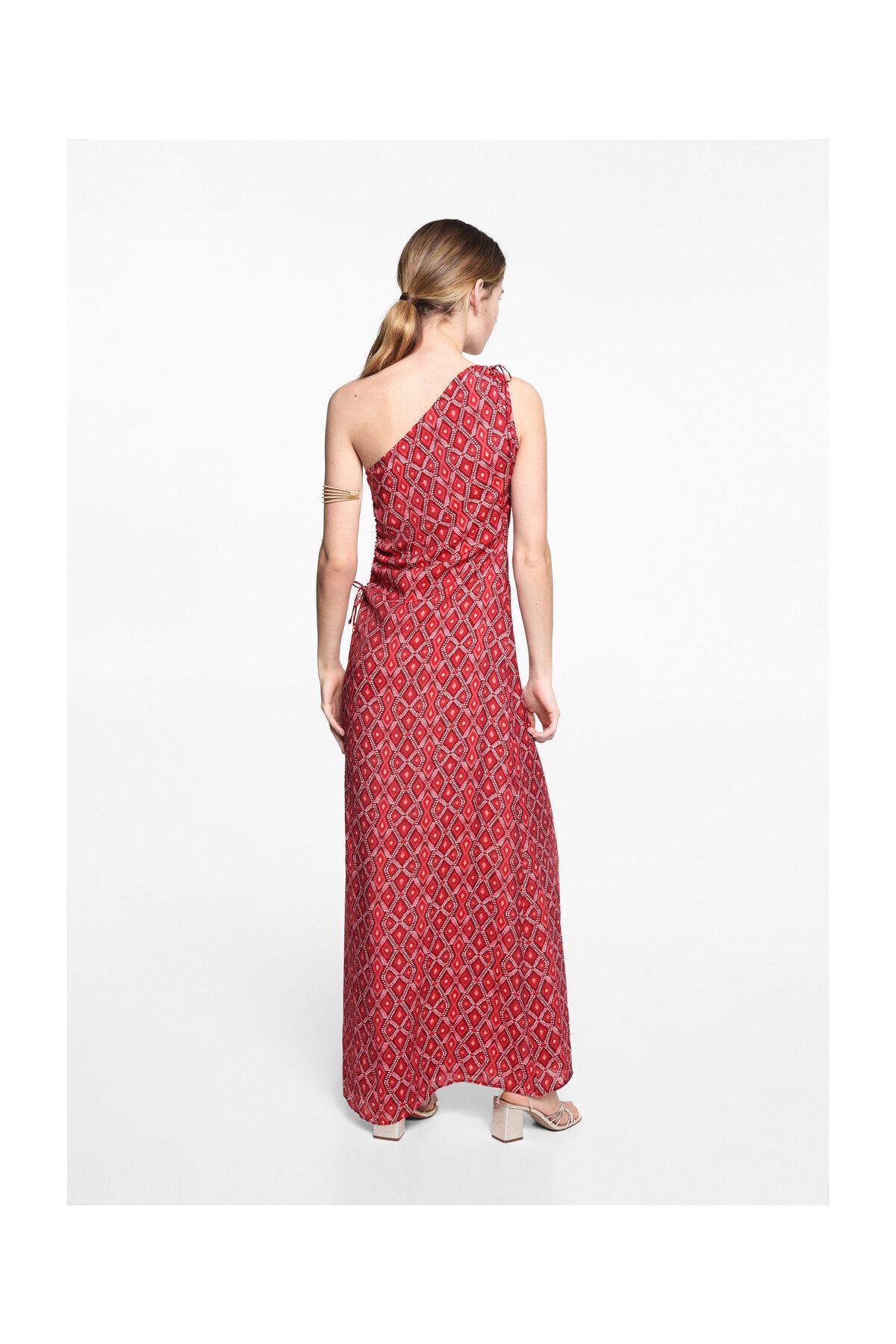 MANGO Kids-Rochie asimetrica imprimata 6