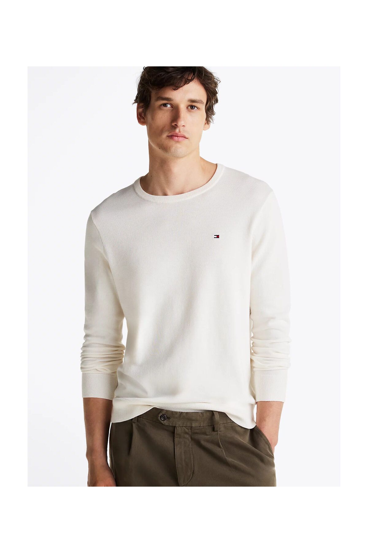 Tommy Hilfiger Bluza Z Okrągłym Dekoltem Ssnl Essential Cotton - 2XL