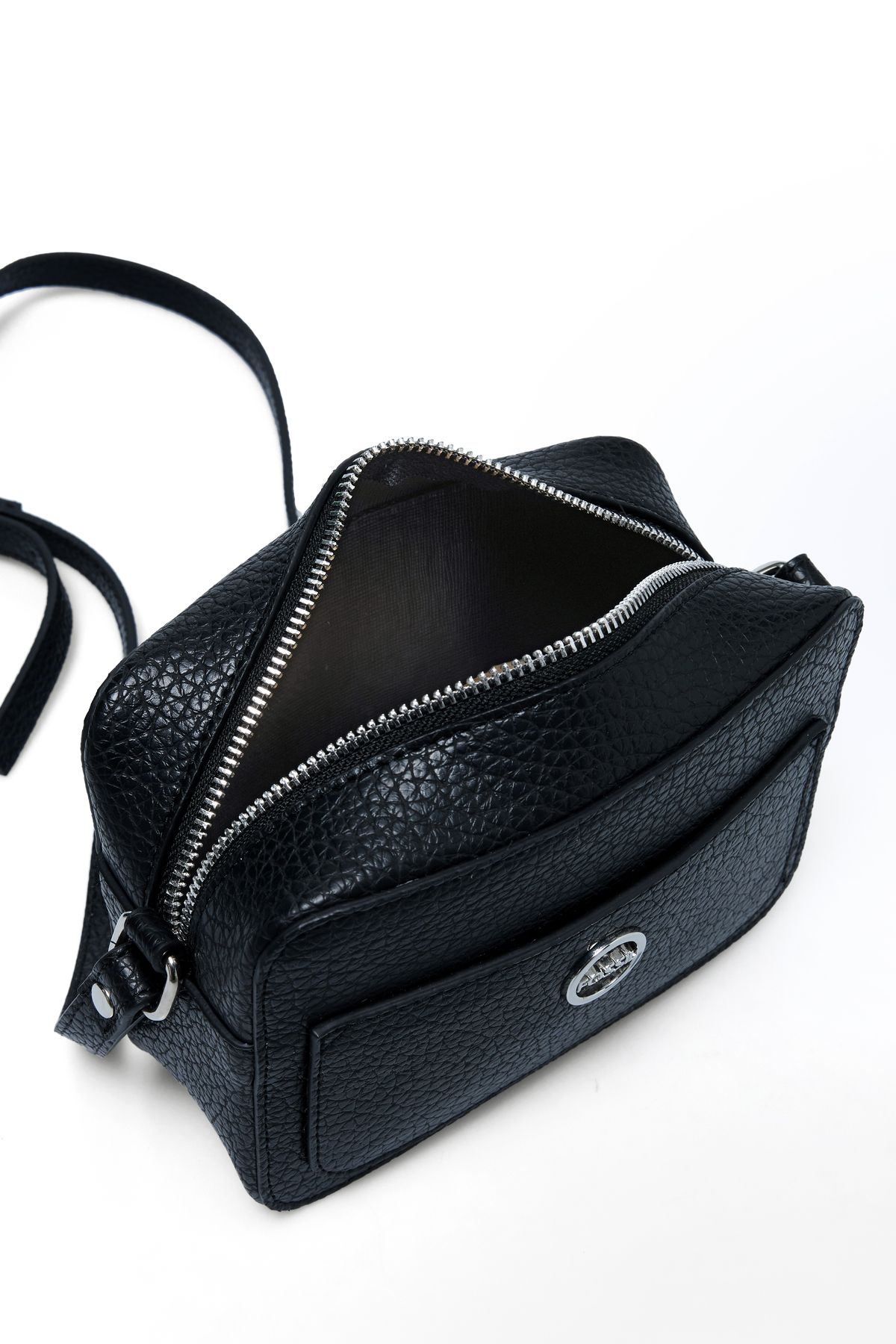 Fossil-Geantă neagră de umăr și crossbody pentru femei 05FO25Y5048 4