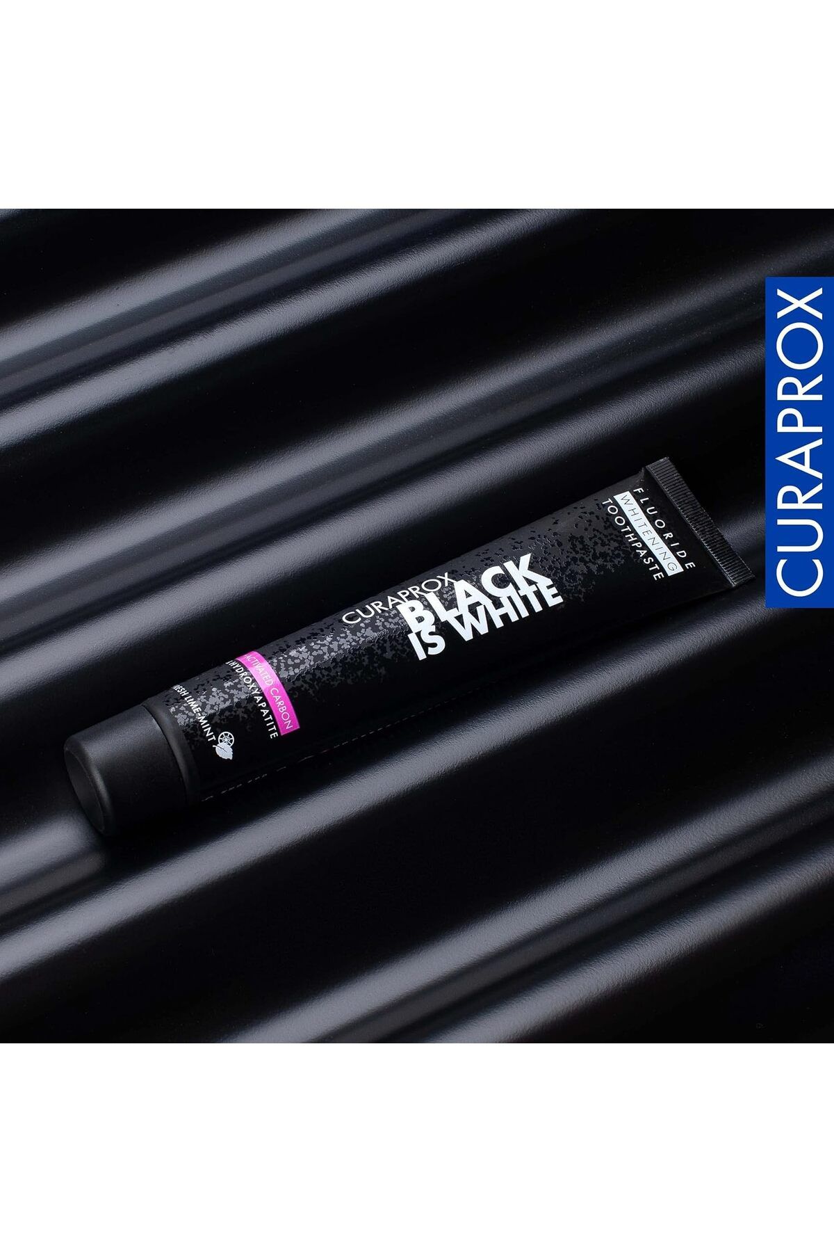 Curaprox-Black Is White, Activated Charcoal Whitening Toothpaste 90ml 14