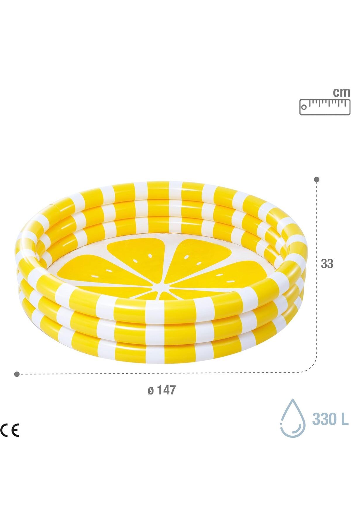 Intex-Zesty Lemon Pool, Inflated Size: 1.47m x 33cm (58432NP) 11