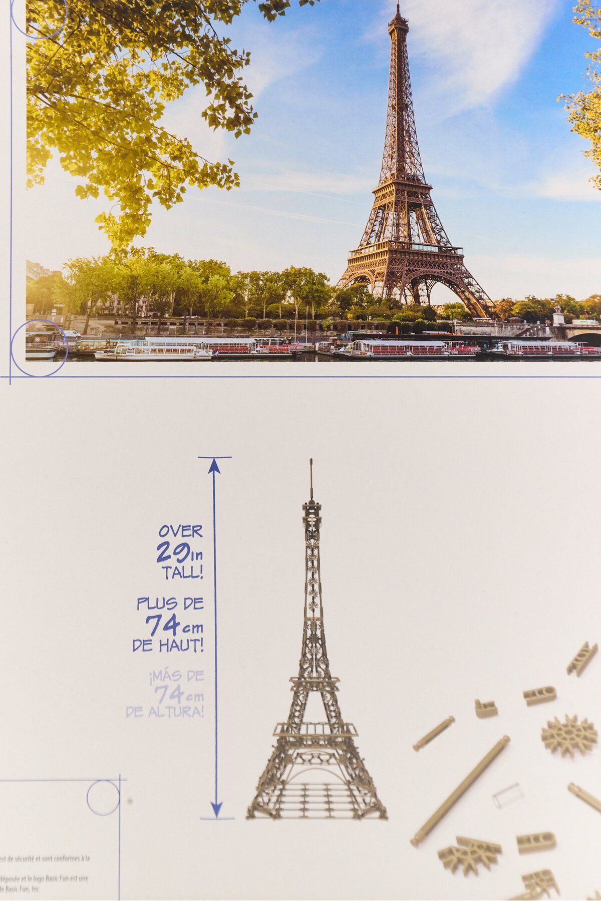 K'nex-Architecture Eiffel Tower Building Set 1462 Piece Grey 1
