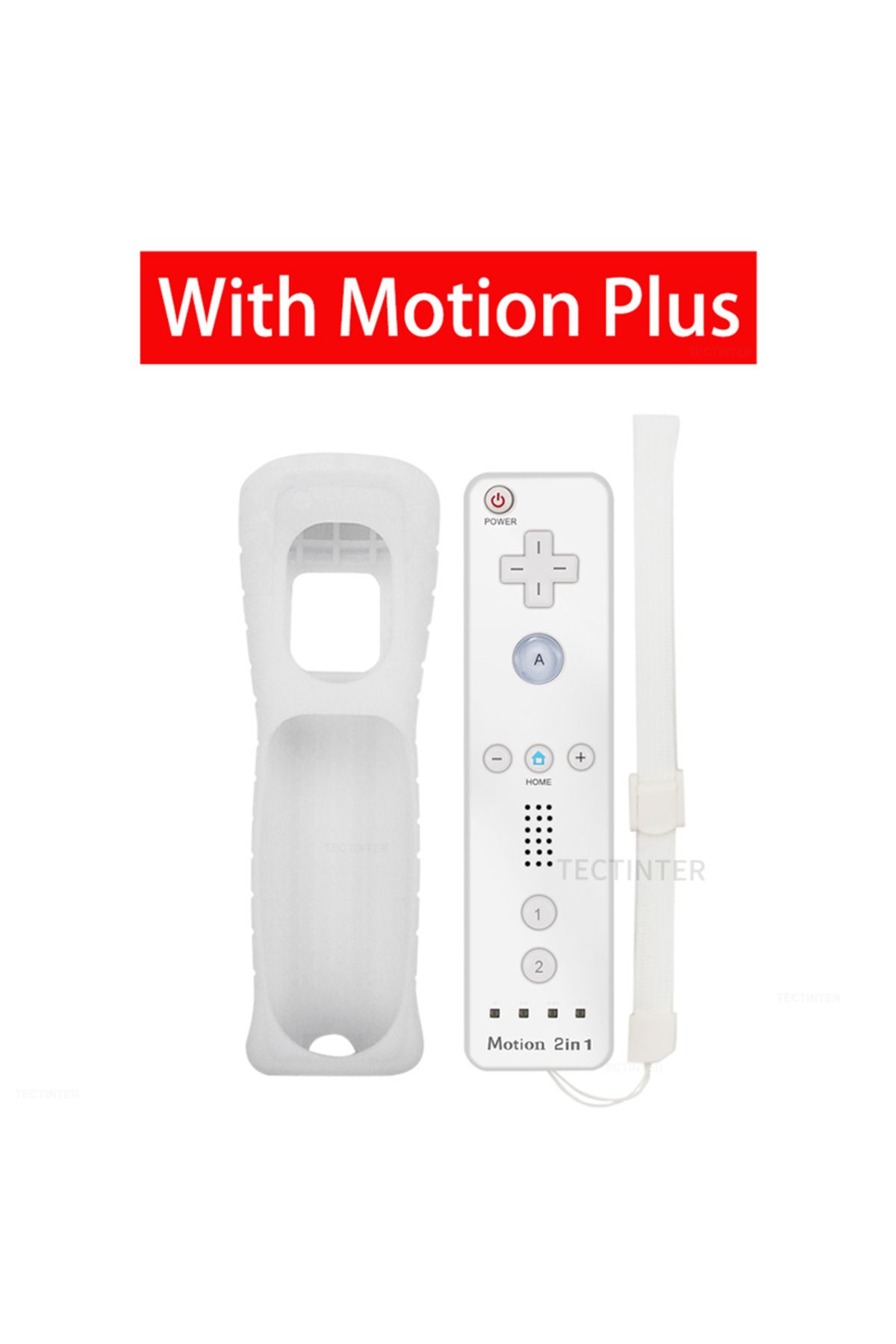 TECTINTER-لوحة ألعاب لاسلكية Ws مع جهاز تحكم Mp لجهاز تحكم Nintendo Wii وجهاز تحكم Nunchuck اختياري وMotion Plus 1