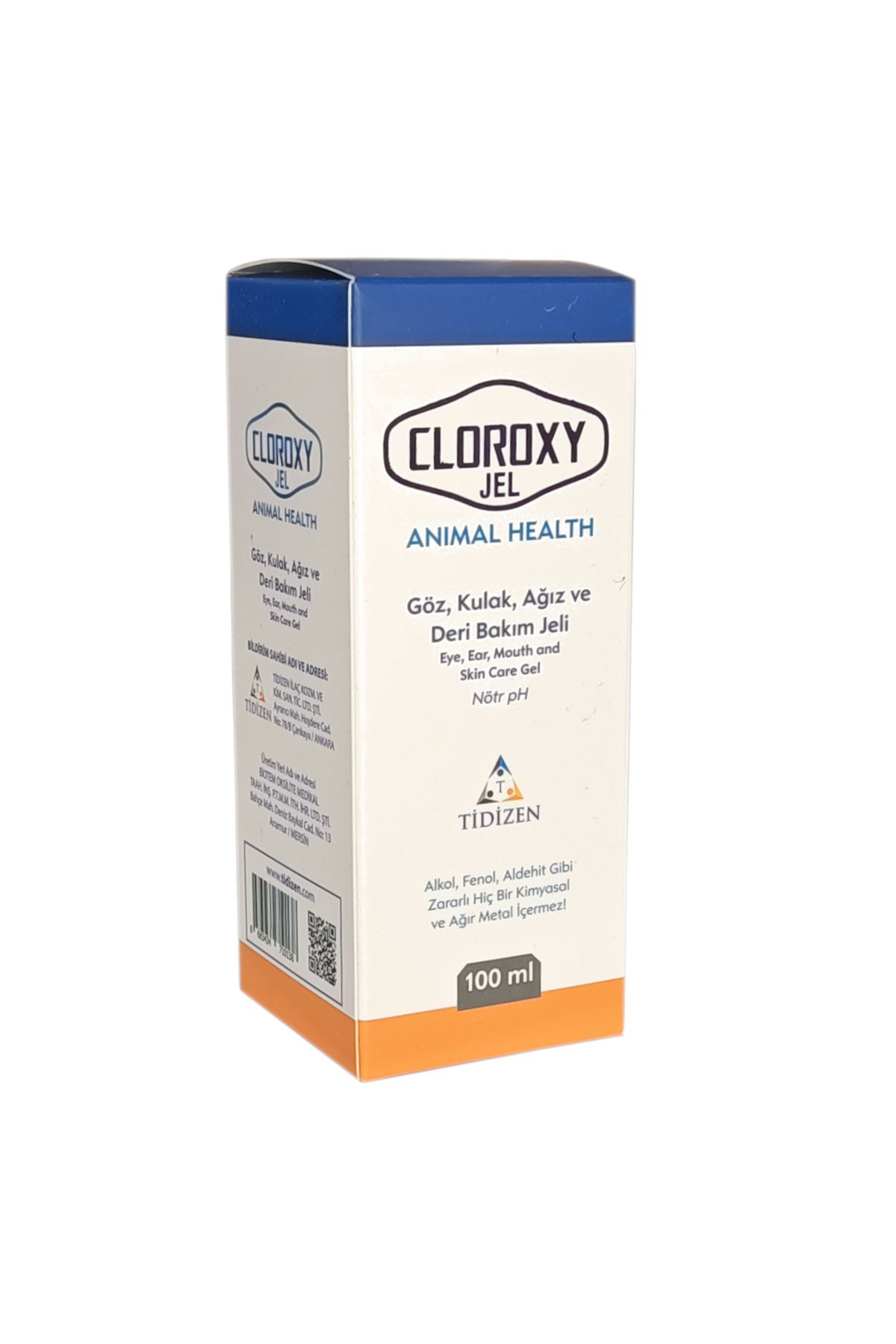 OEM Cloroxy Jel Kedi Köpek Göz, Kulak, Ağız Ve Deri Bakım Jeli 100 ml