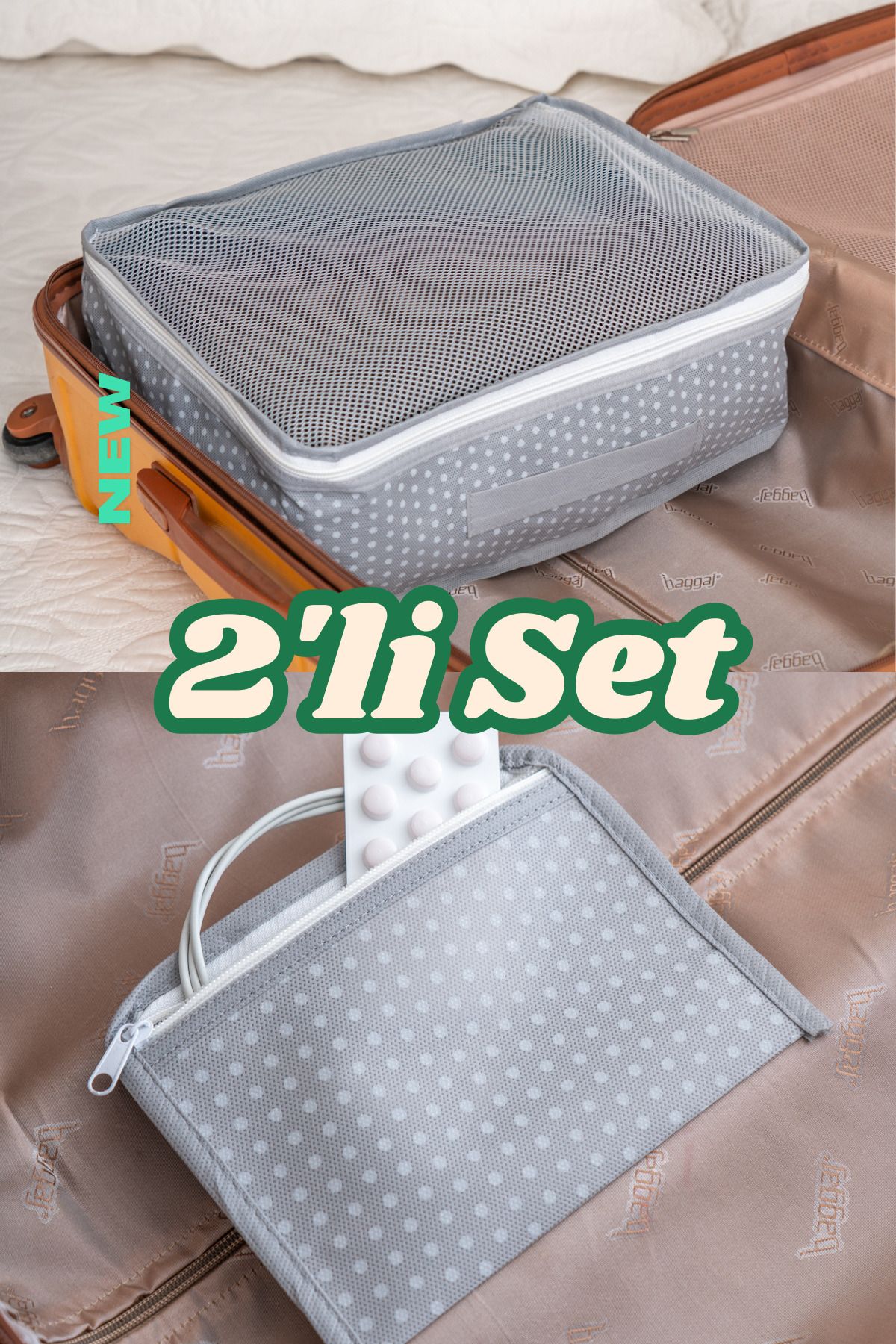 MÖFT Organizator De Valiză De 2 Piese - One Size