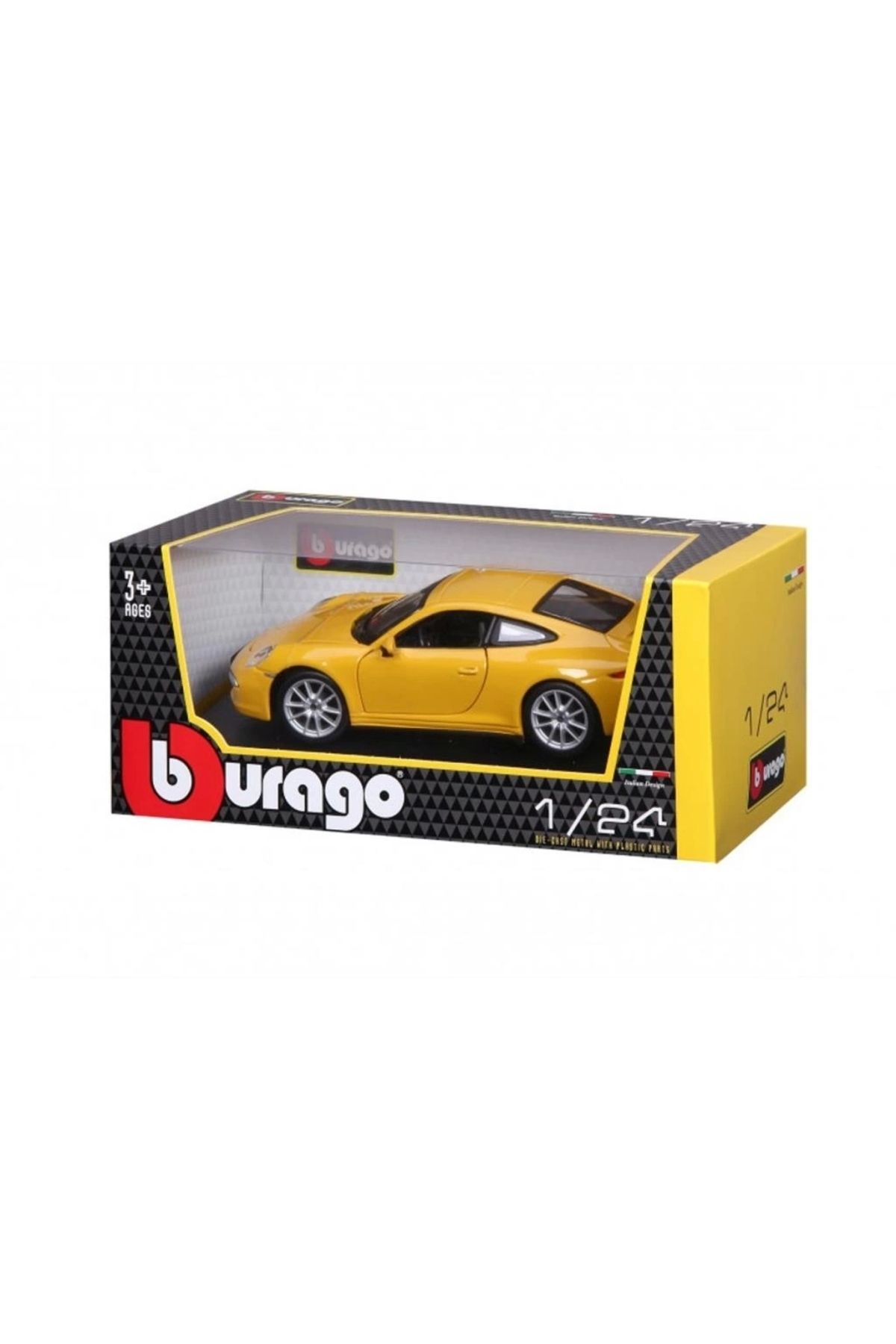 GLIMMERY 21065 Burago 1:24 Porsche 911 Carrera S Model Araba