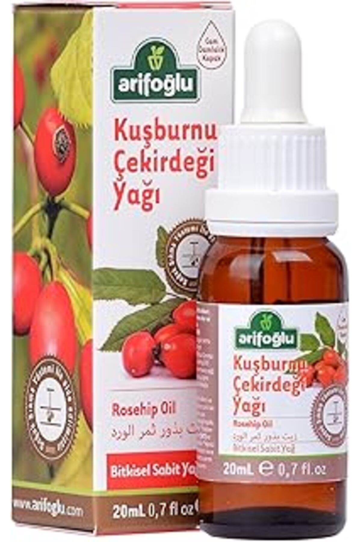 shop Kuşburnu Çekirdeği Yağı 20Ml - Soğuk Sıkım, Doğal Cilt Bakımı, Zengin Vitamin C |