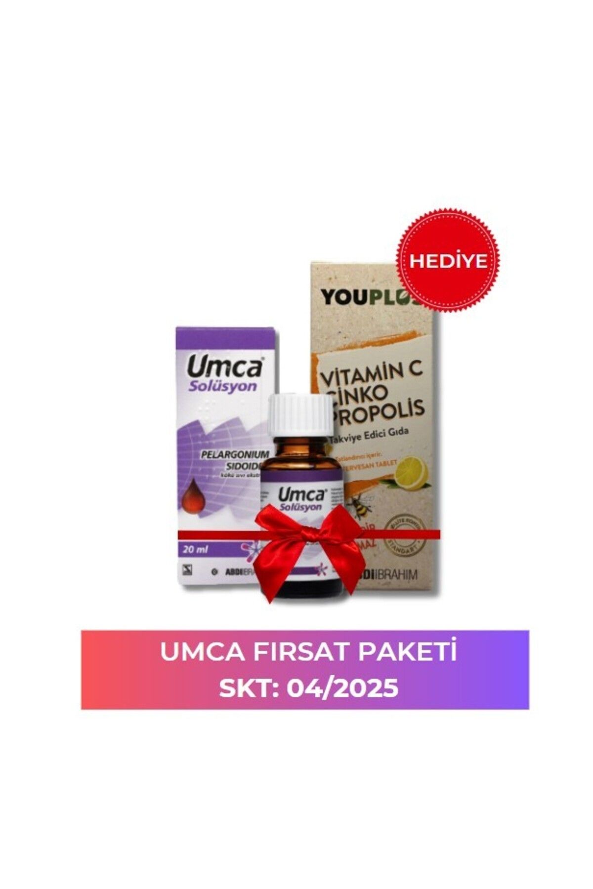 ABDİİBRAHİM Um2 kca Damla 20 ml & Youplus Hediyeli Fırsat Paketi SKT: 04/2025