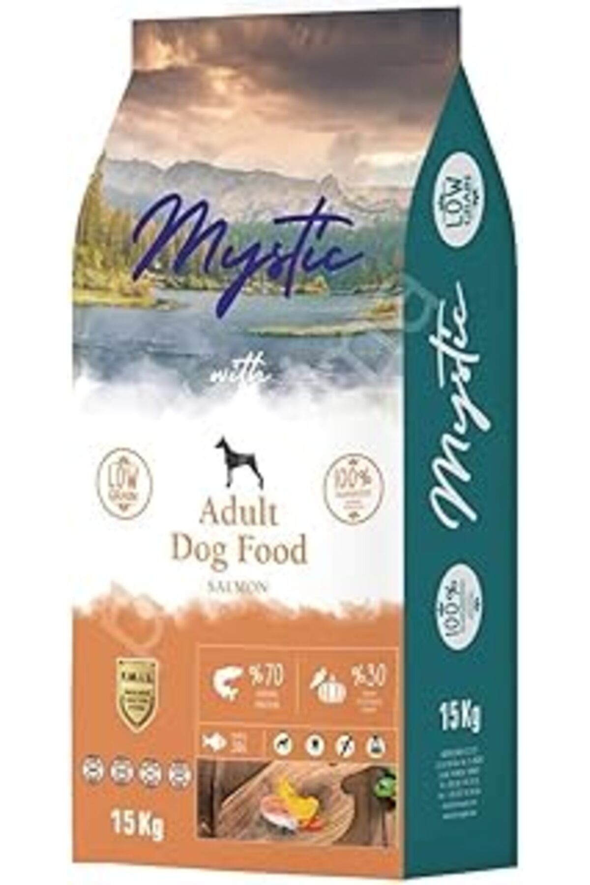 shop Mystic Az Tahıllı Yşkin Köpek Sı Somonlu 15 Kg