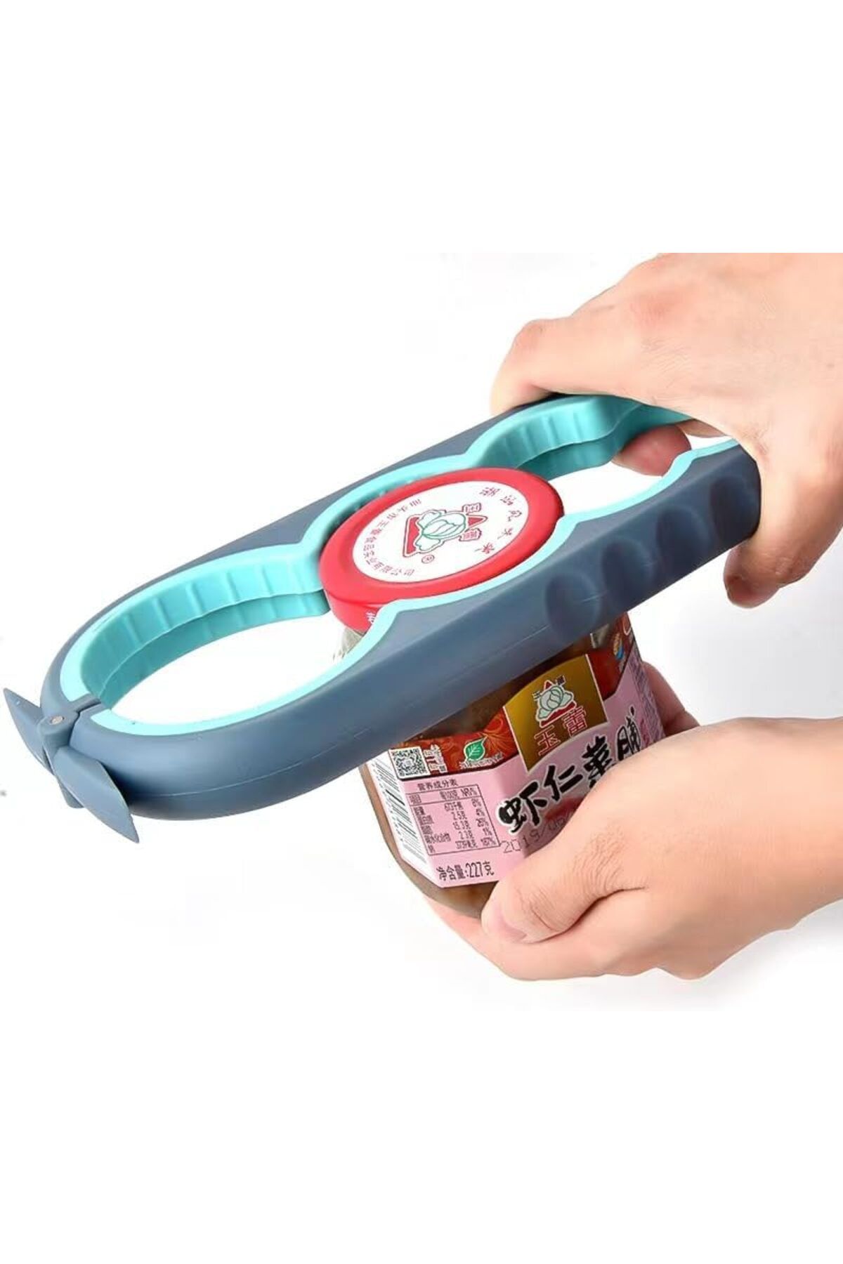 Generic-مجموعة فتاحة علب متعددة الأغراض مكونة من 5 قطع، فتاحة أغطية 5 في 1، فتاحة زجاجات بيرة، فتاحة برطمانات مطاطية غير قابلة للانزلاق 3