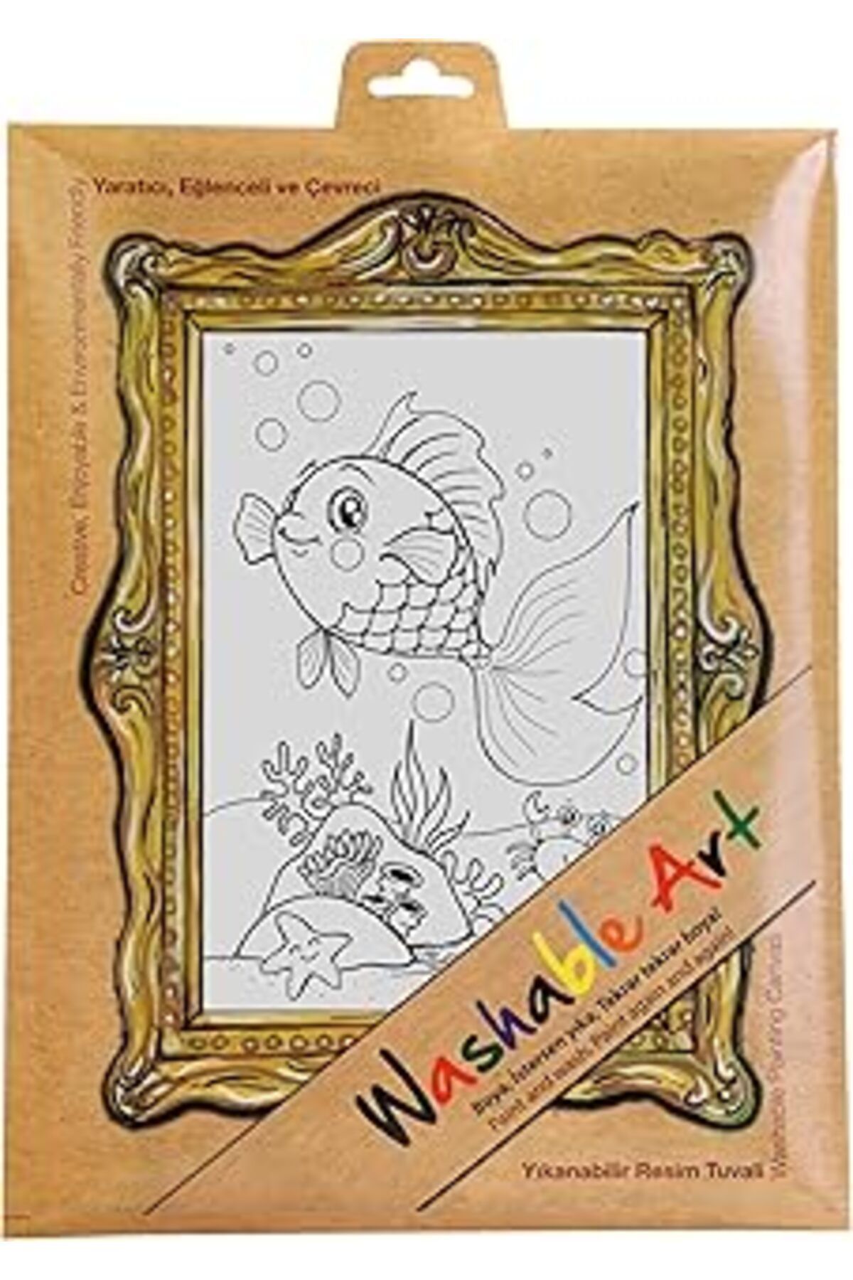 NETWORK ART Akademi Çocuk Funny Mat -Washable Art - Balik